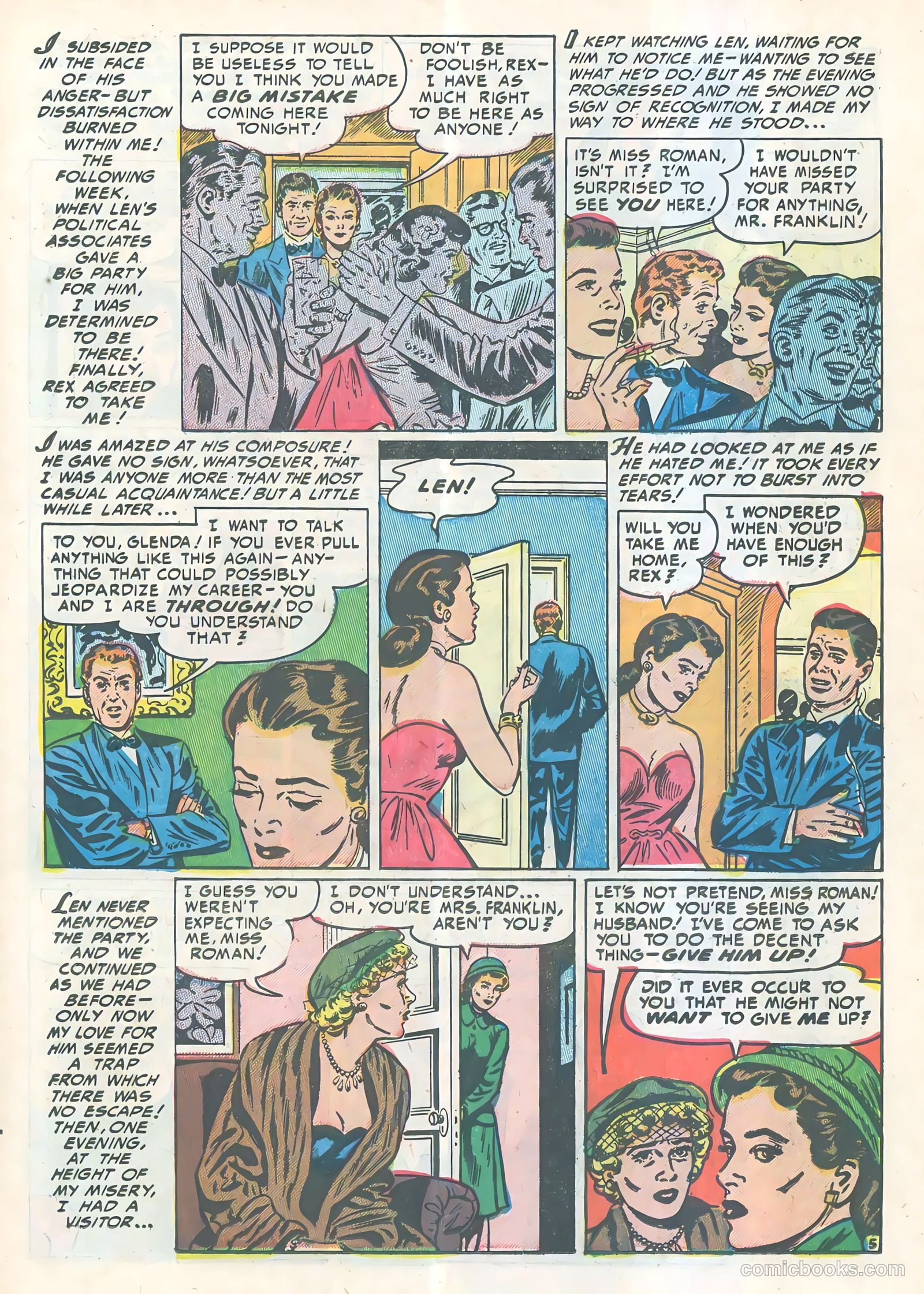 Strange Confessions #1 (1952) — page 13 of 35