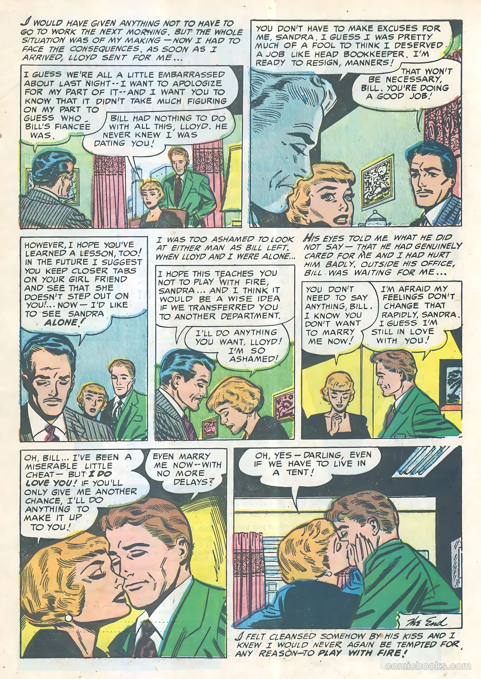 Strange Confessions #1 (1952) — page 32 of 35
