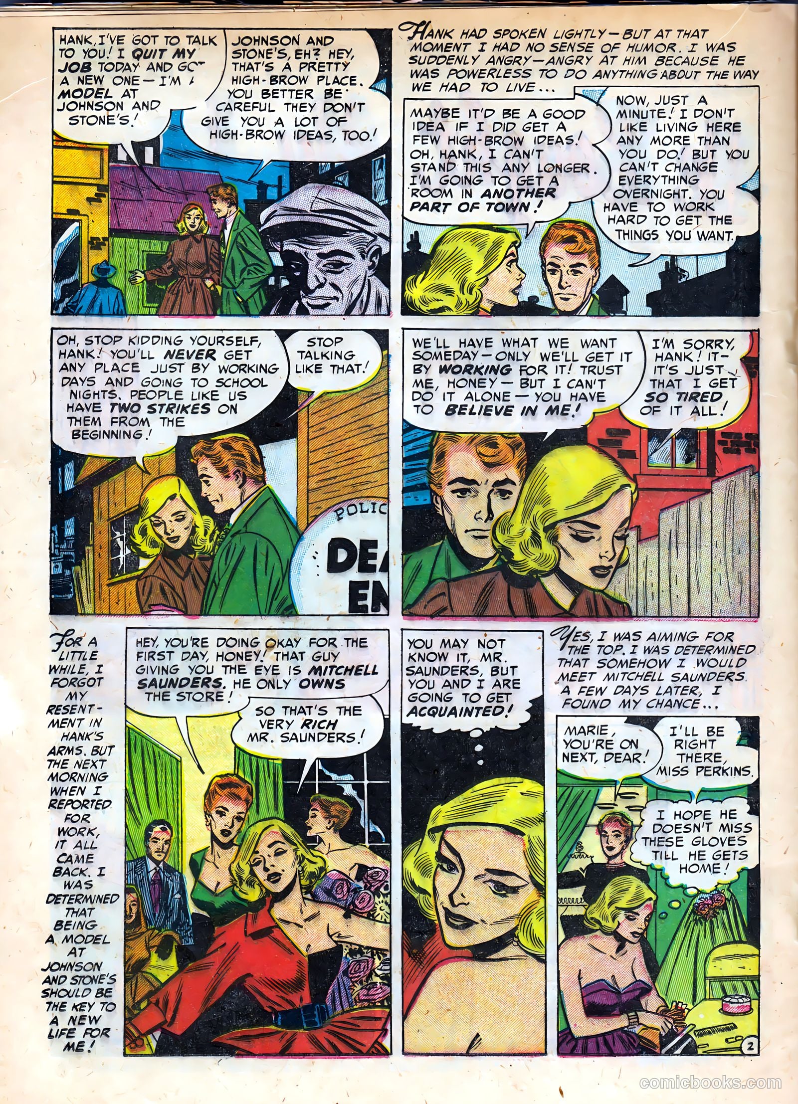Strange Confessions #2 (1952) — page 20 of 36