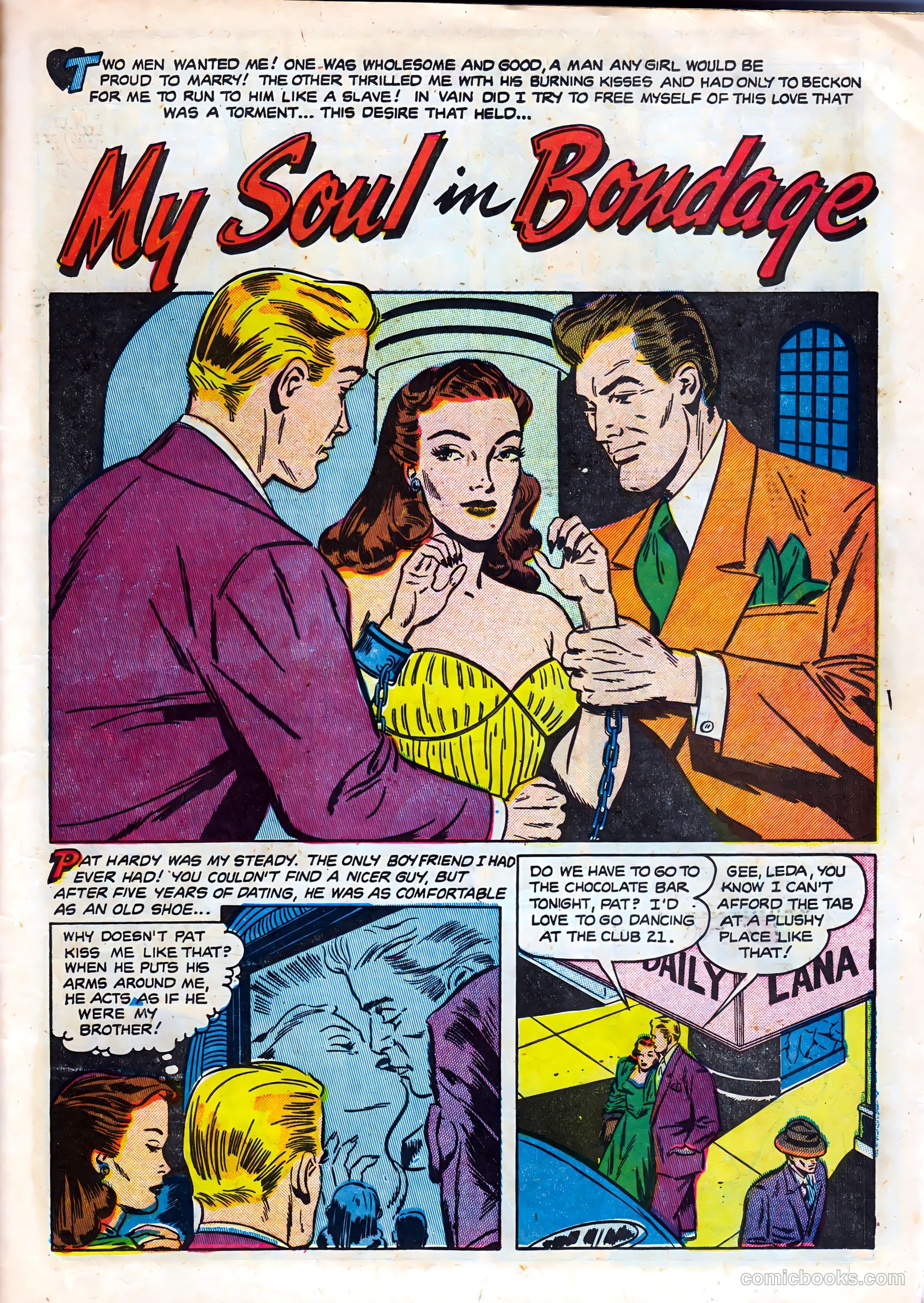 Strange Confessions #3 (1952) — page 21 of 37
