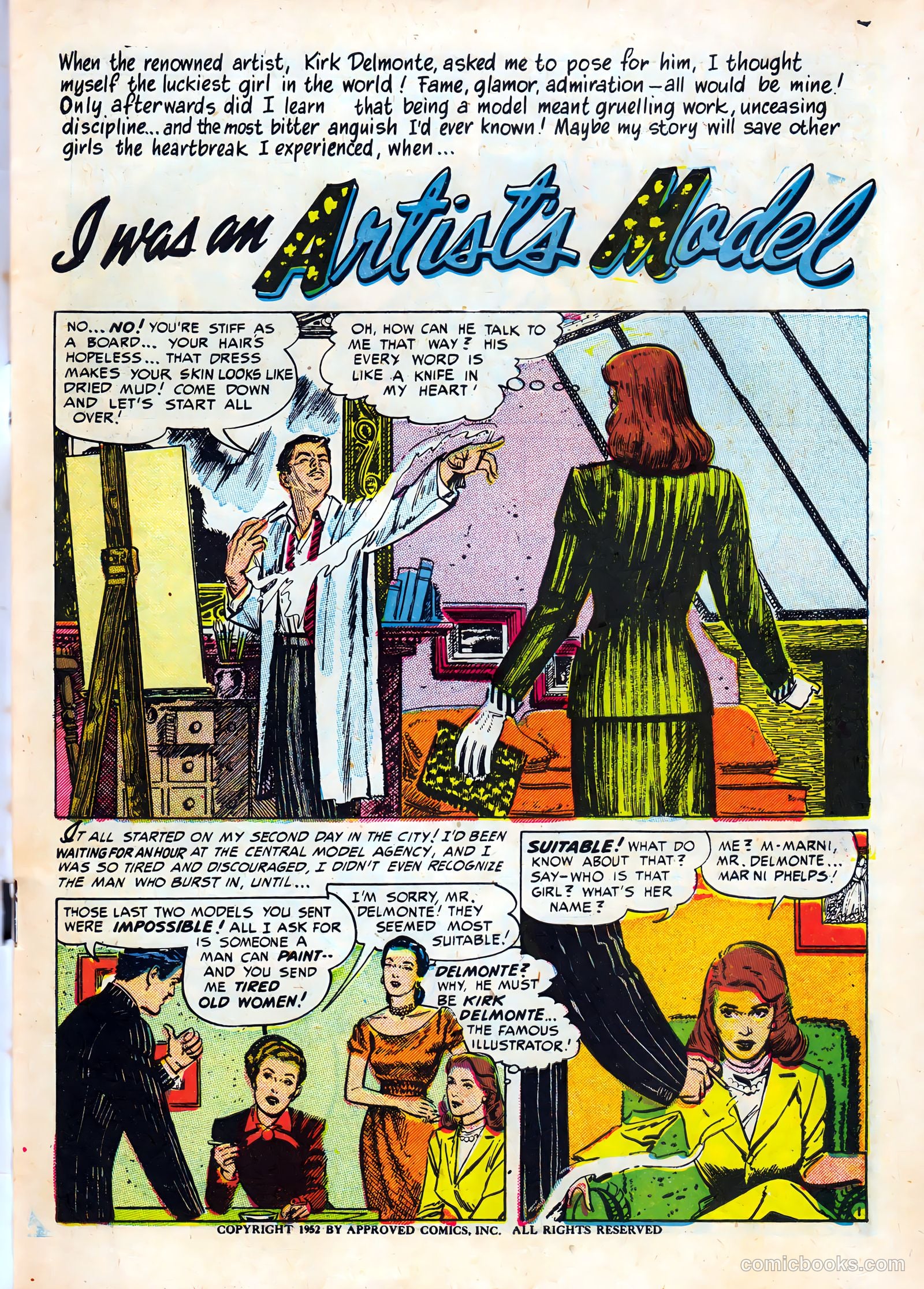 Strange Confessions #4 (1952) — page 3 of 37