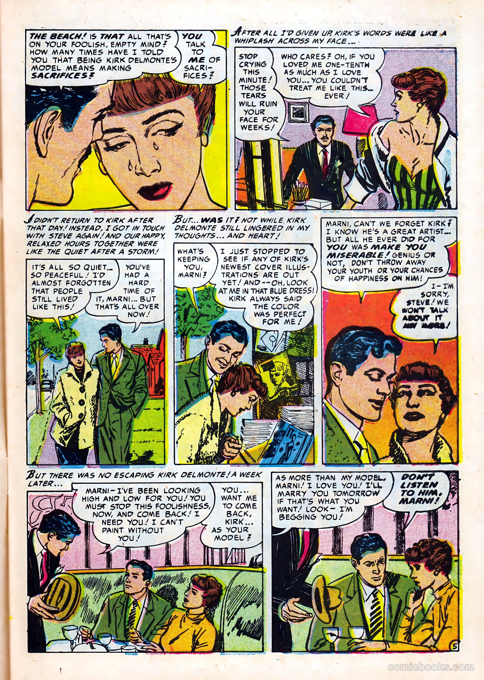 Strange Confessions #4 (1952) — page 7 of 37