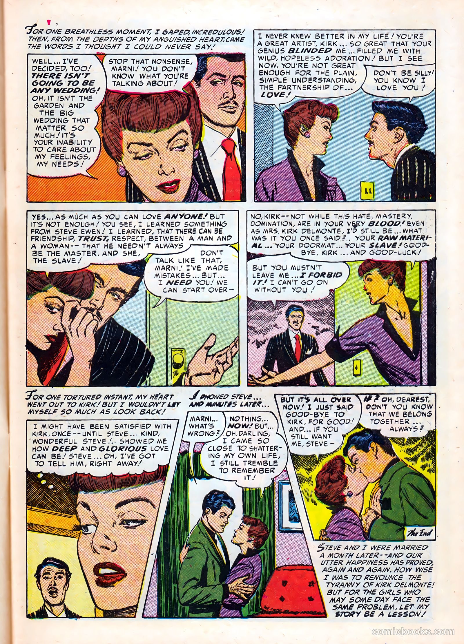 Strange Confessions #4 (1952) — page 9 of 37