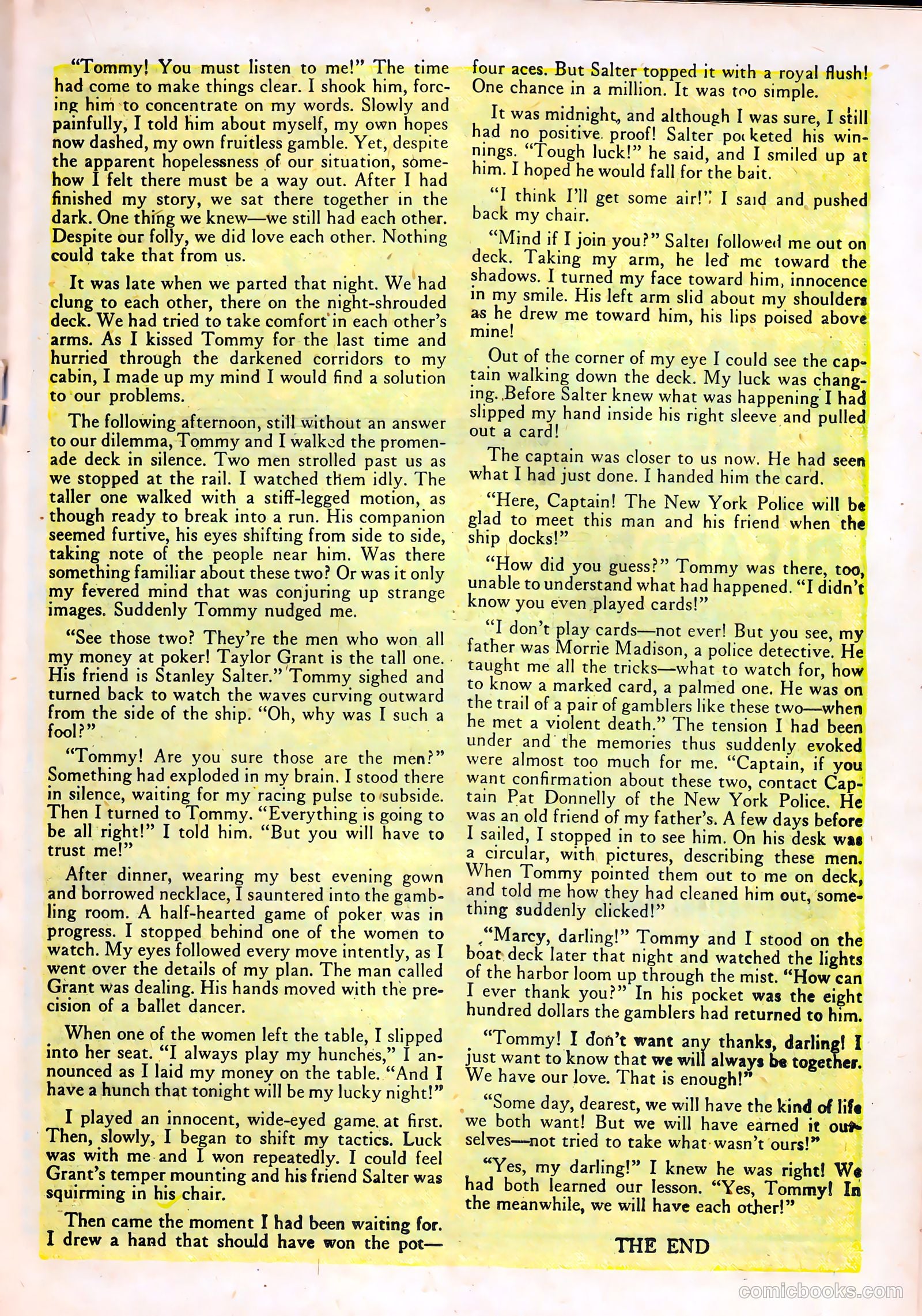Strange Confessions #4 (1952) — page 19 of 37