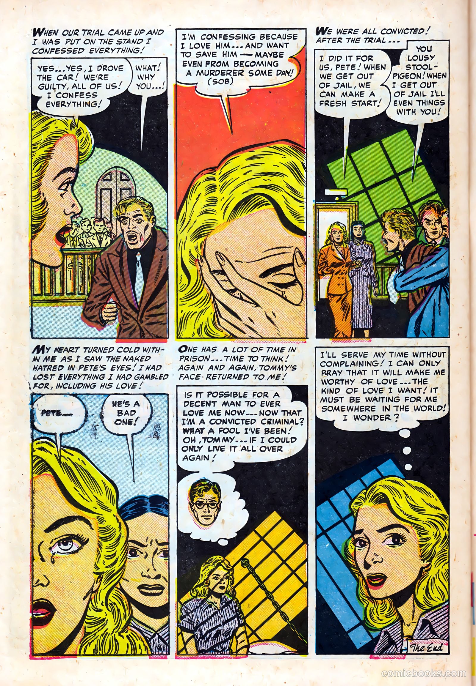Strange Confessions #4 (1952) — page 26 of 37