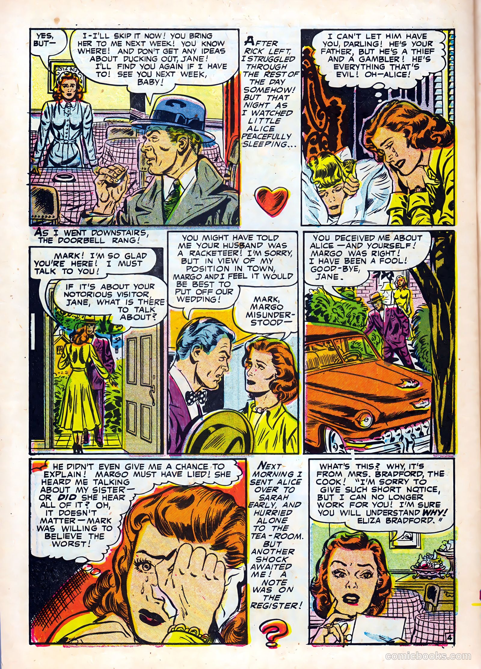 Strange Confessions #4 (1952) — page 30 of 37
