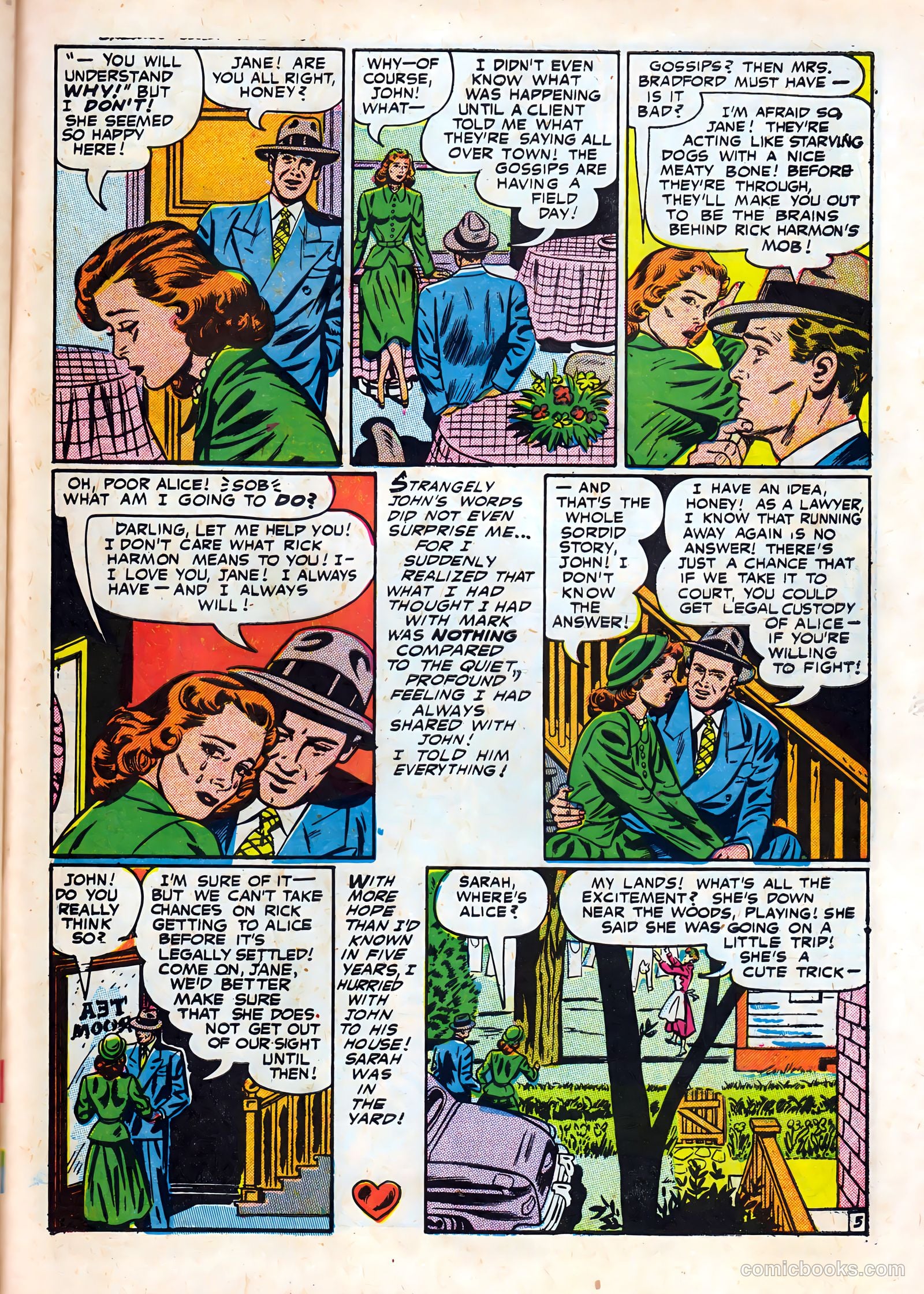Strange Confessions #4 (1952) — page 31 of 37