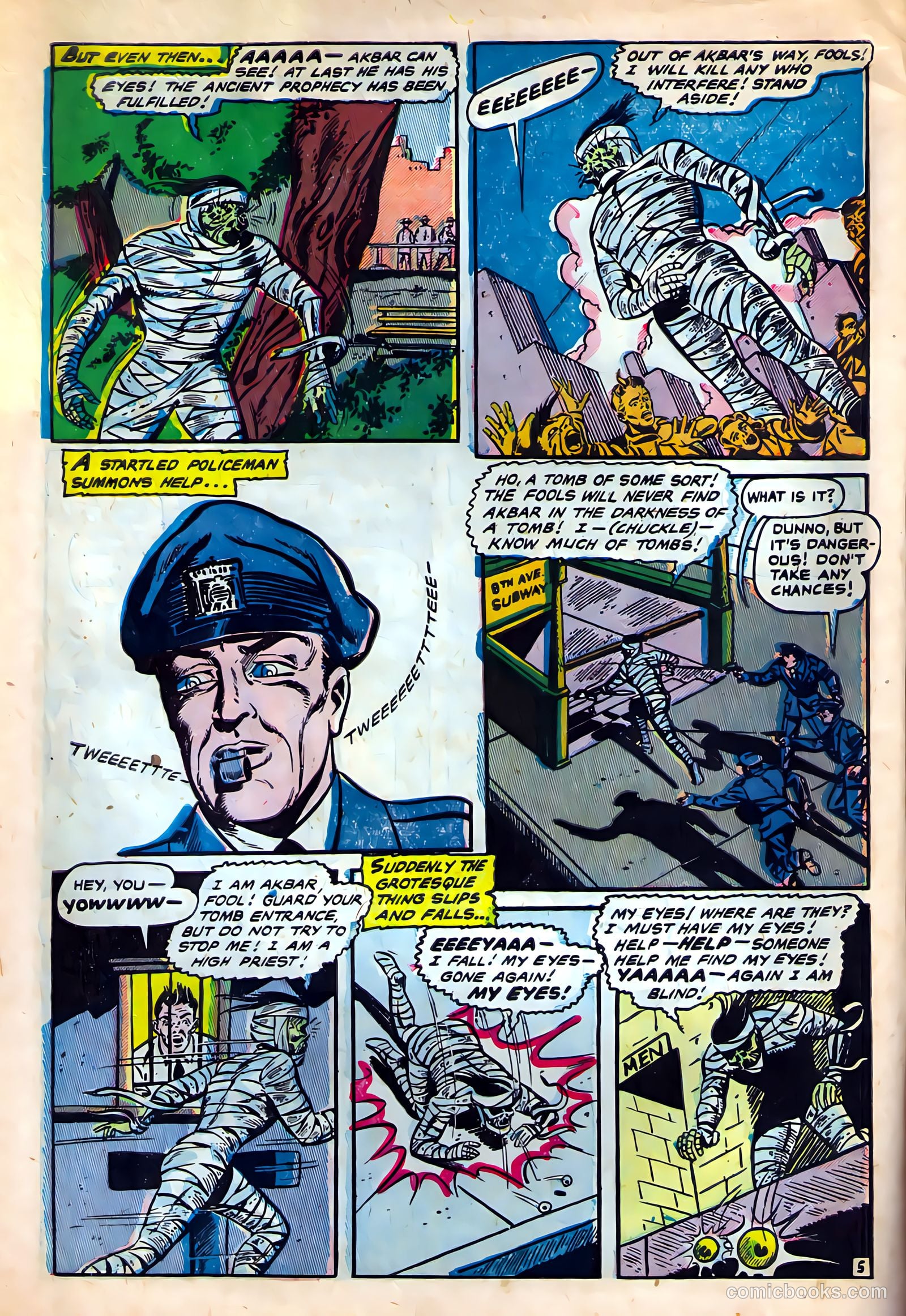 Strange Fantasy #10 (1954) — page 8 of 36