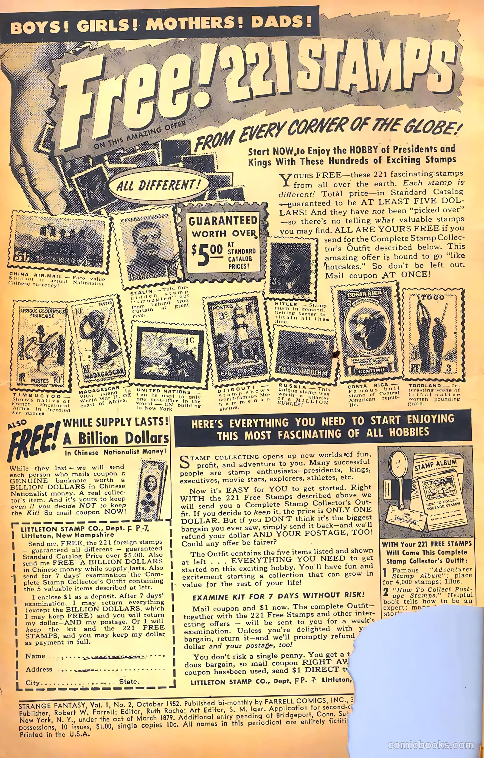 Strange Fantasy #2 (1952) — page 2 of 36