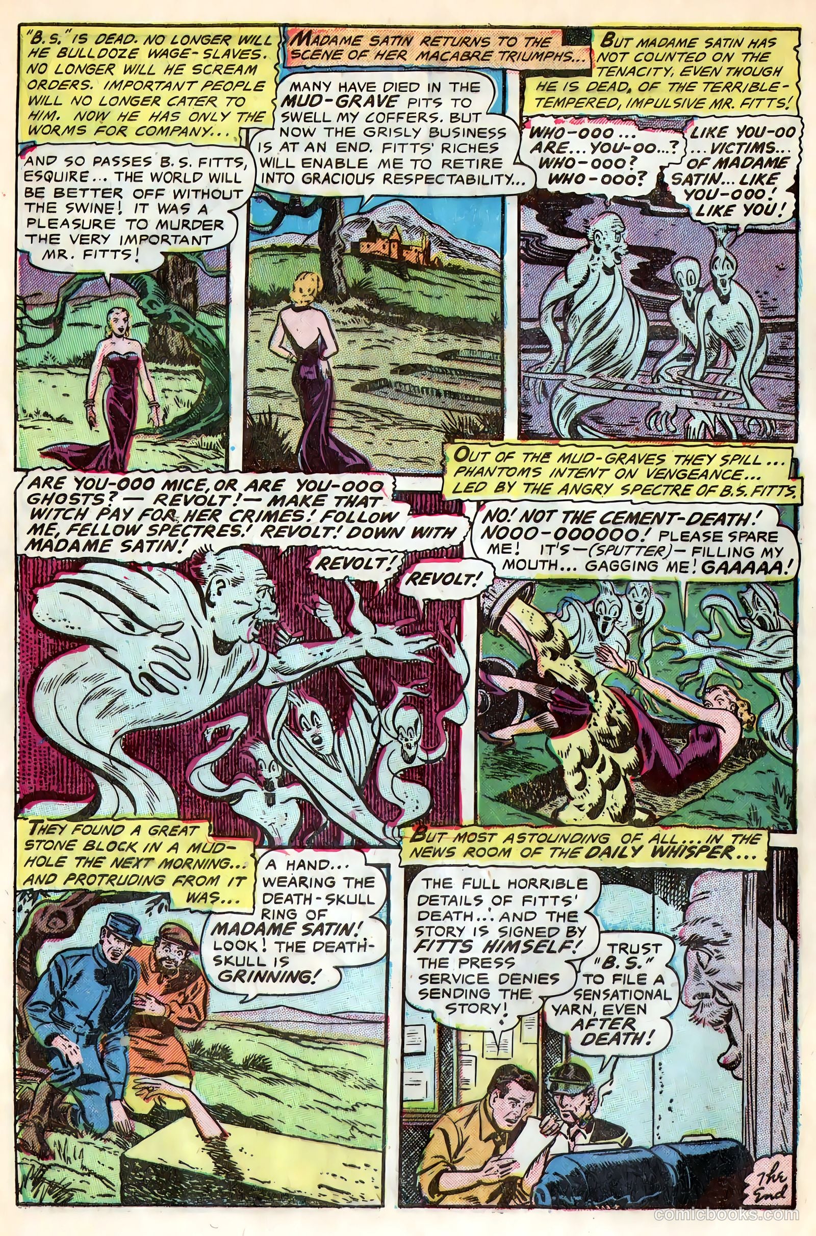 Strange Fantasy #7 (1953) — page 32 of 36