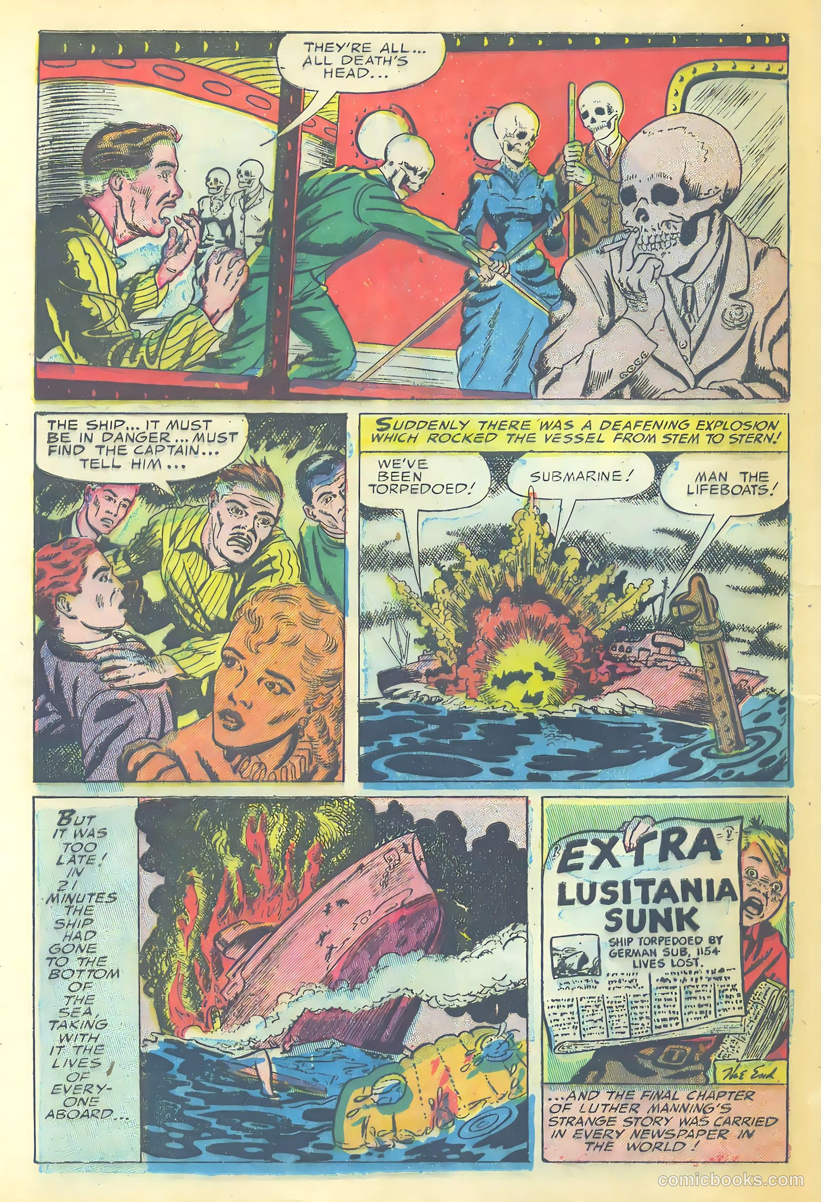 Strange Fantasy #9 (1953) — page 32 of 36