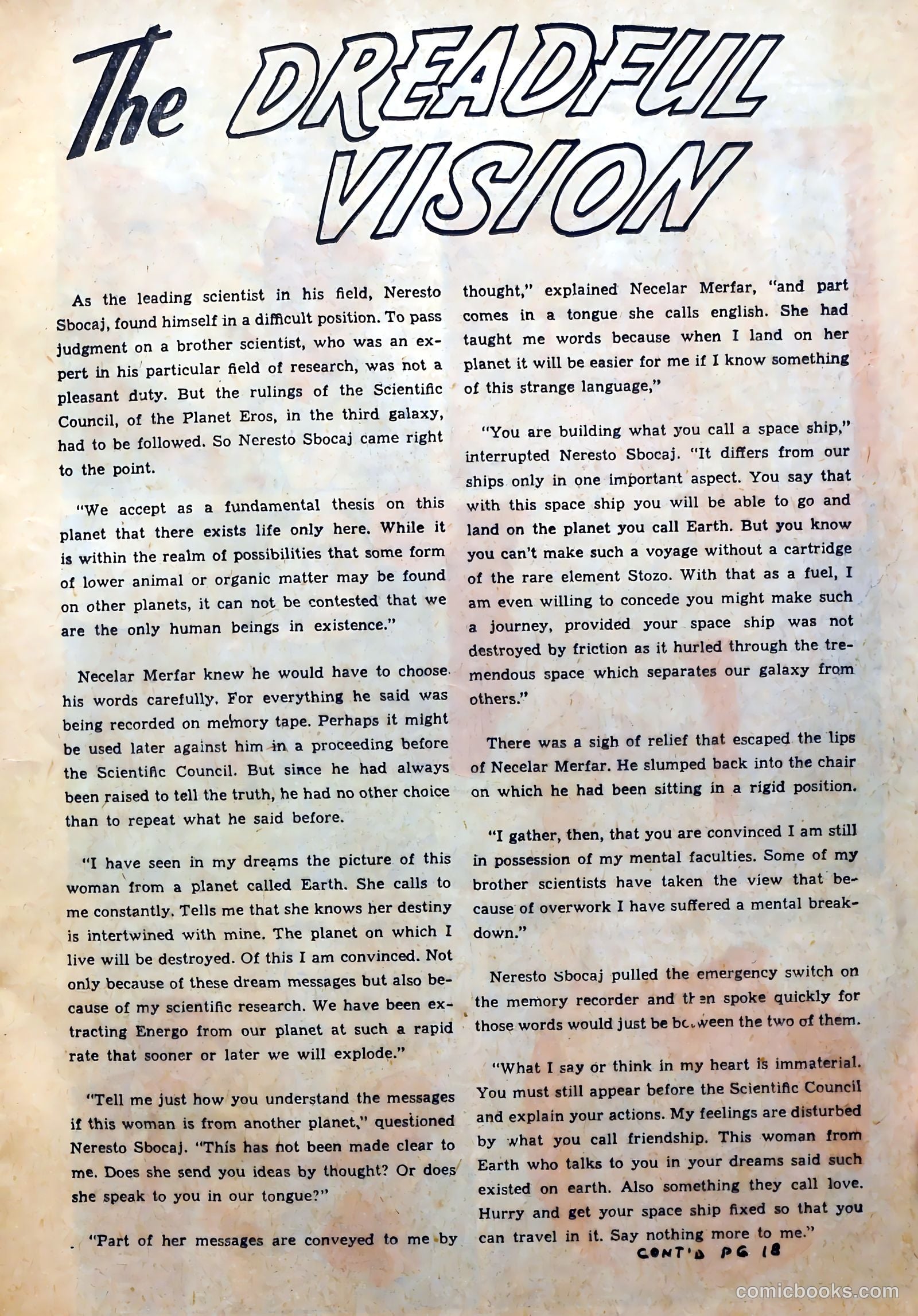 Strange Journey #2 (1957) — page 13 of 36