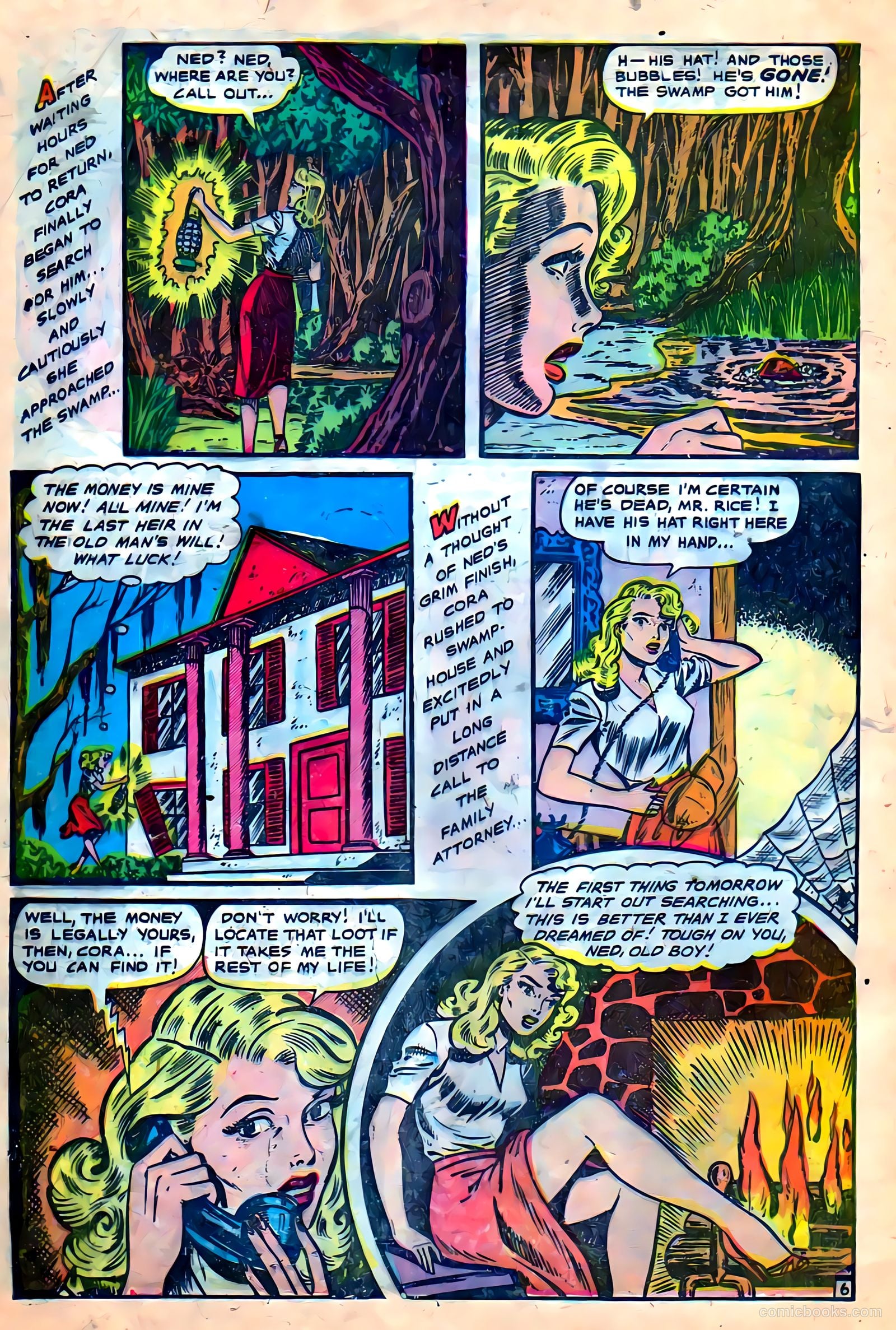 Strange Mysteries #10 (1954) — page 8 of 36
