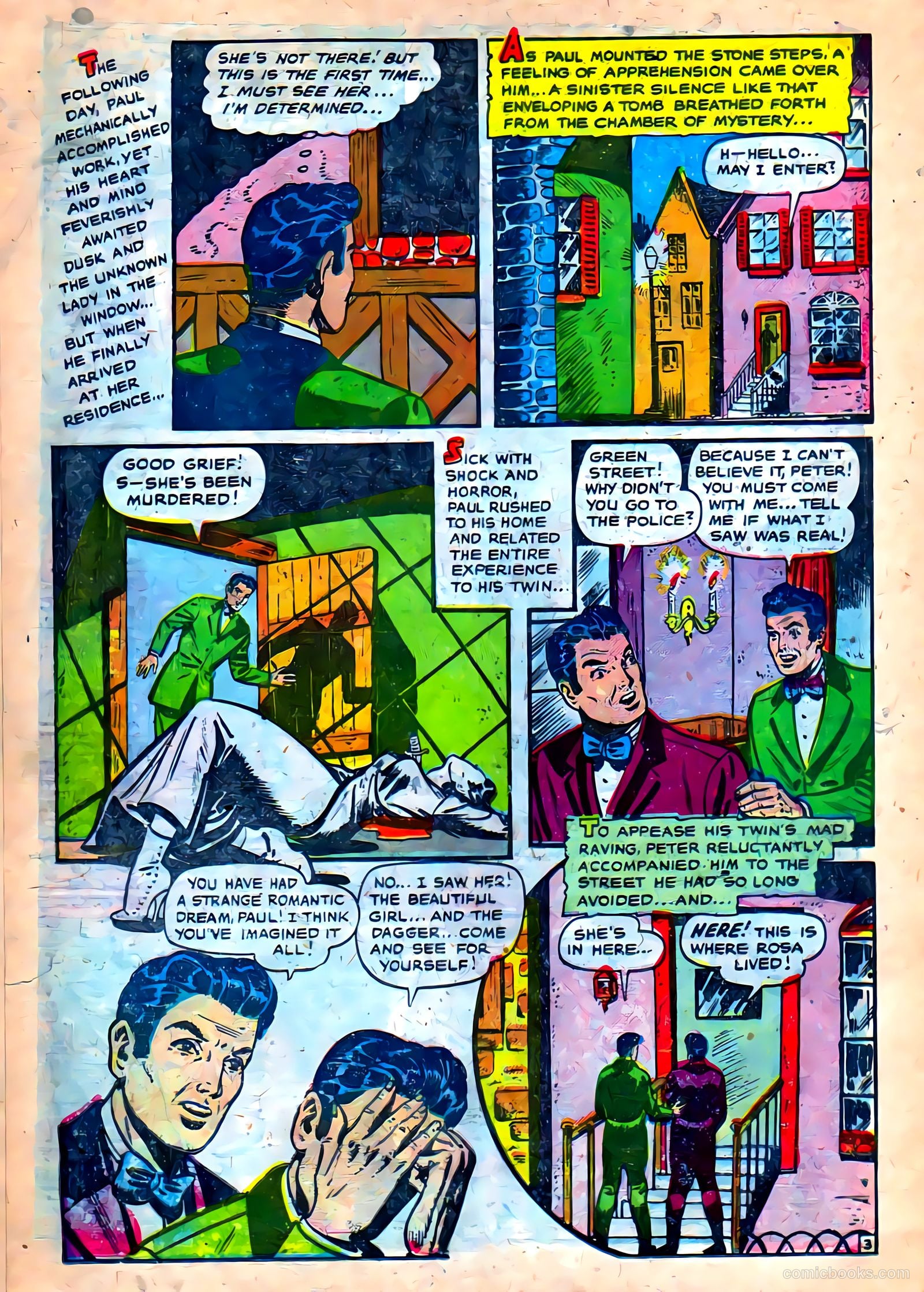 Strange Mysteries #10 (1954) — page 14 of 36