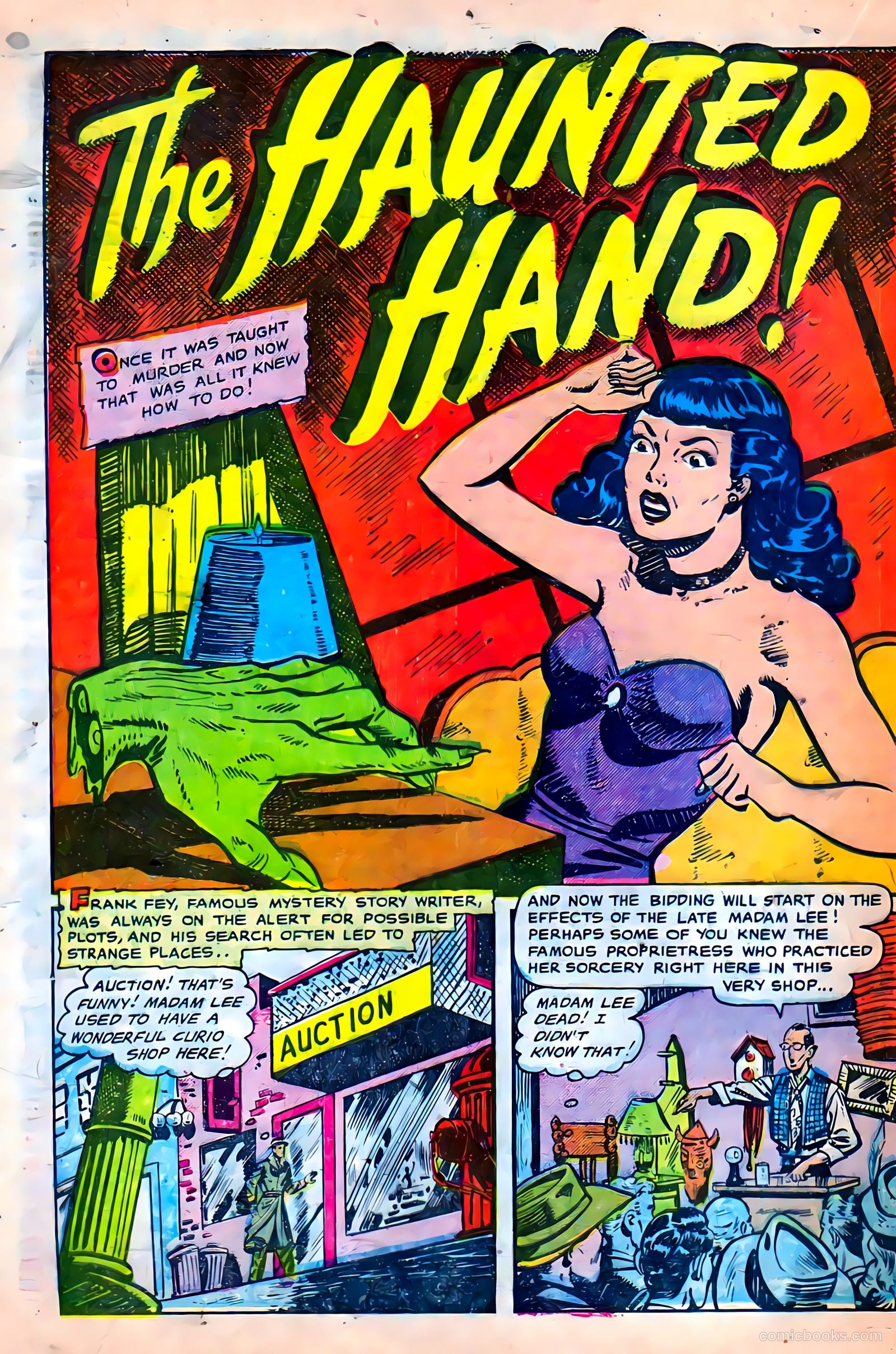 Strange Mysteries #10 (1954) — page 20 of 36
