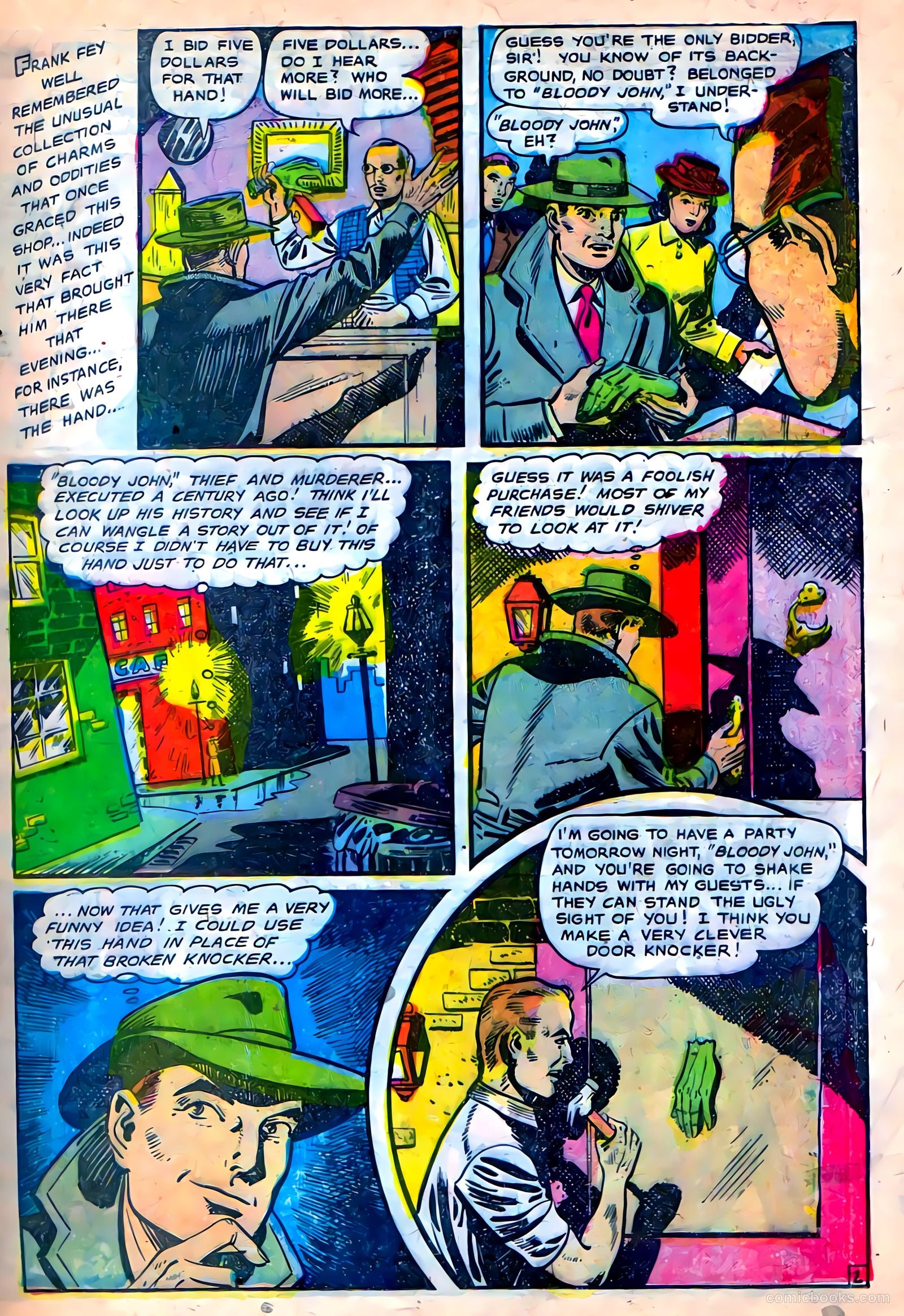 Strange Mysteries #10 (1954) — page 21 of 36