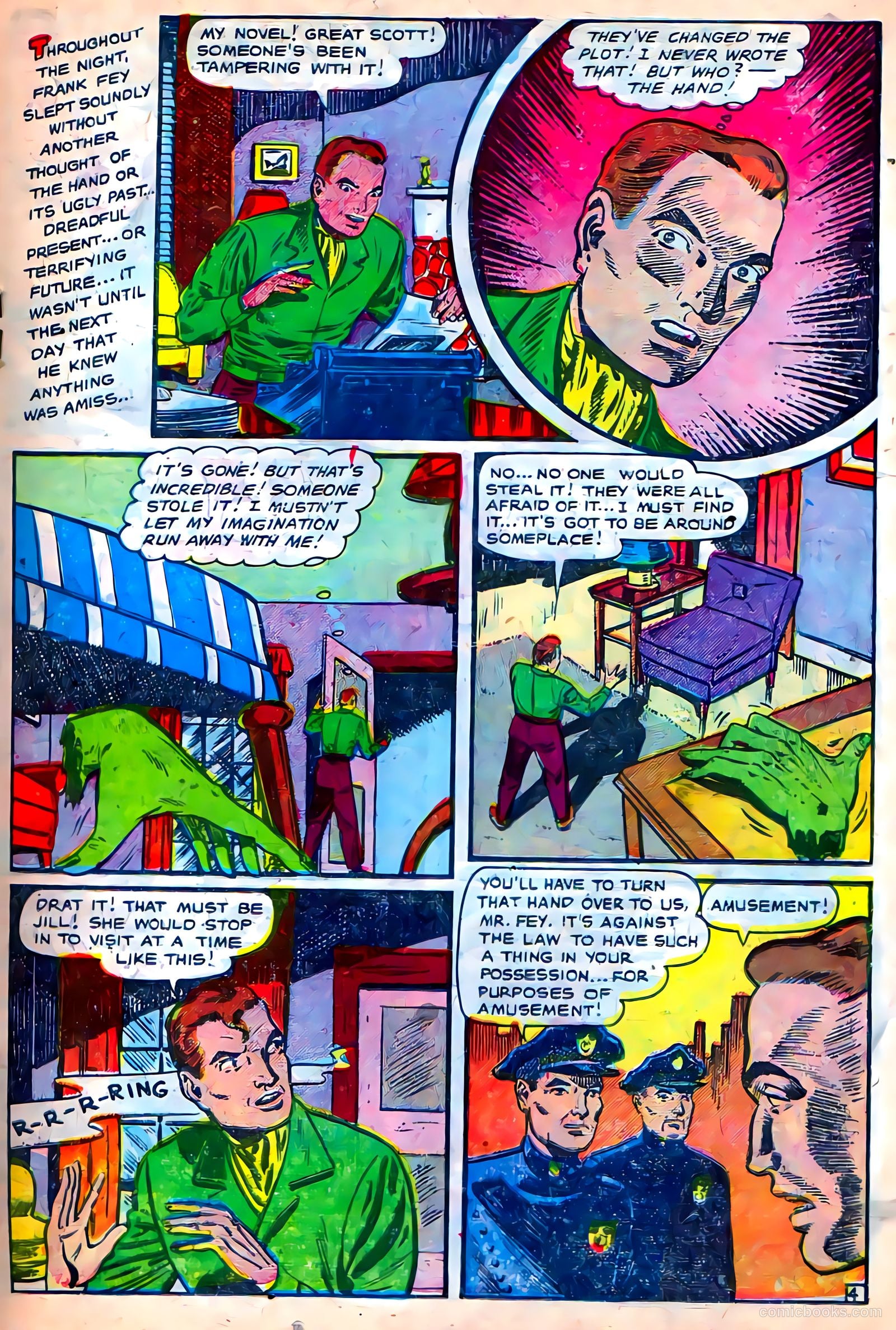 Strange Mysteries #10 (1954) — page 23 of 36