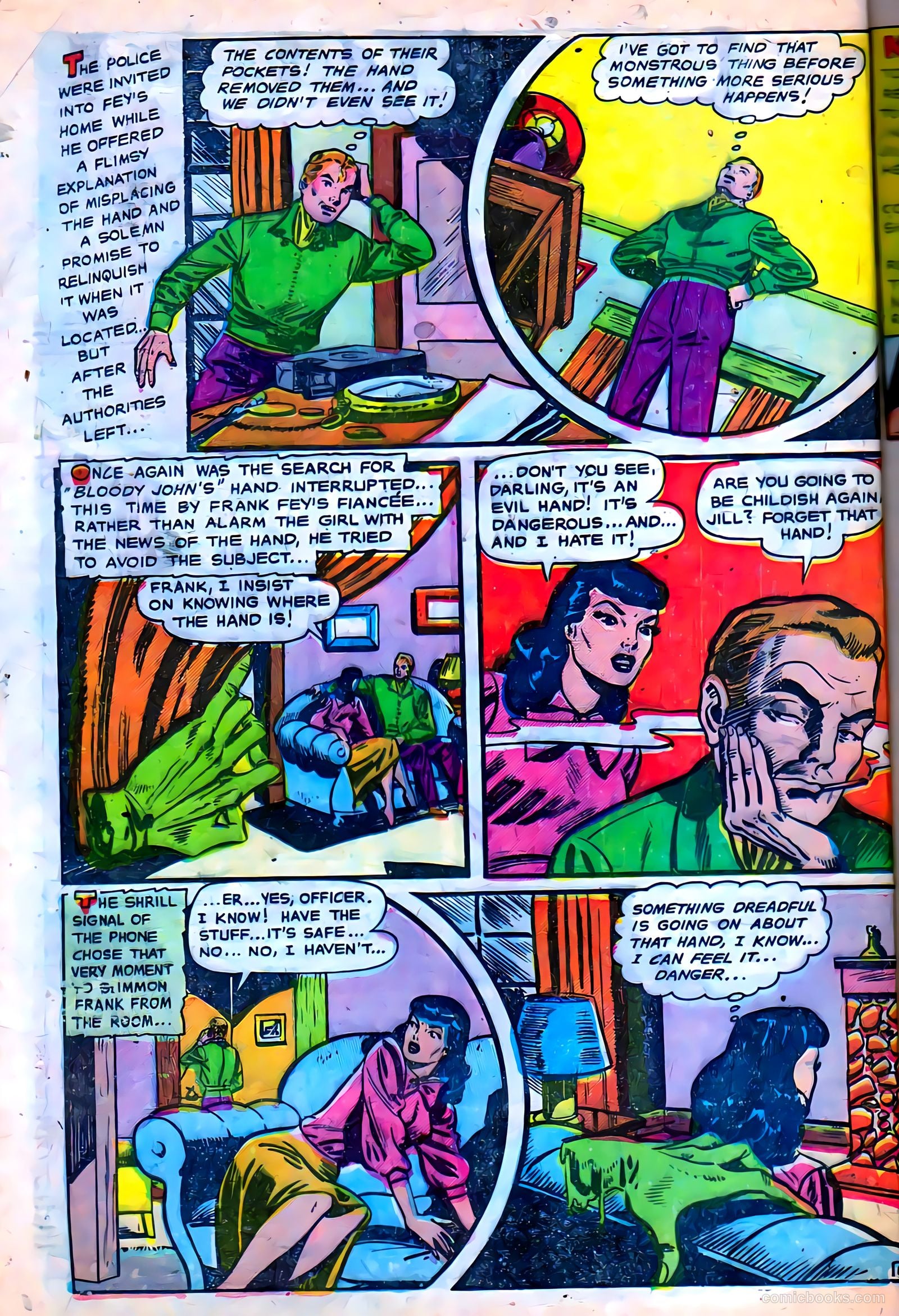 Strange Mysteries #10 (1954) — page 24 of 36