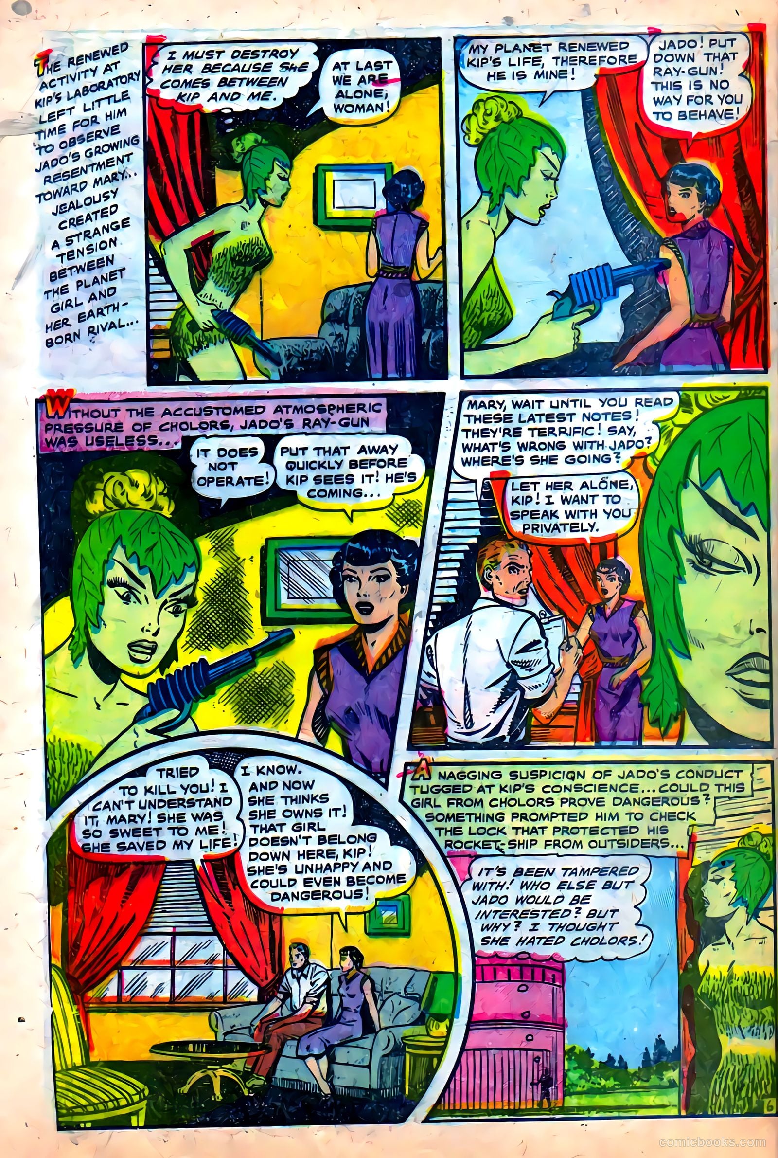 Strange Mysteries #10 (1954) — page 32 of 36
