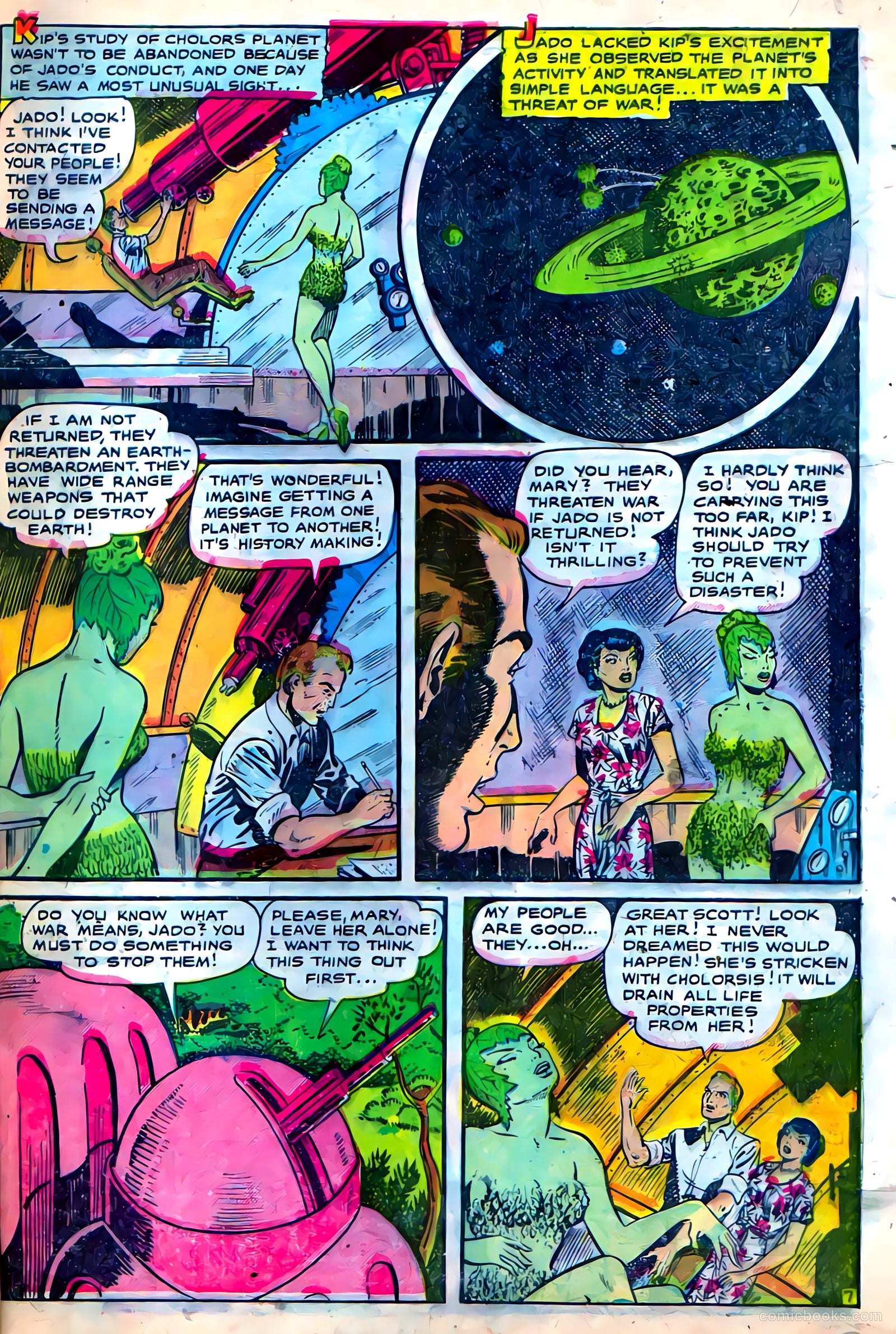 Strange Mysteries #10 (1954) — page 33 of 36