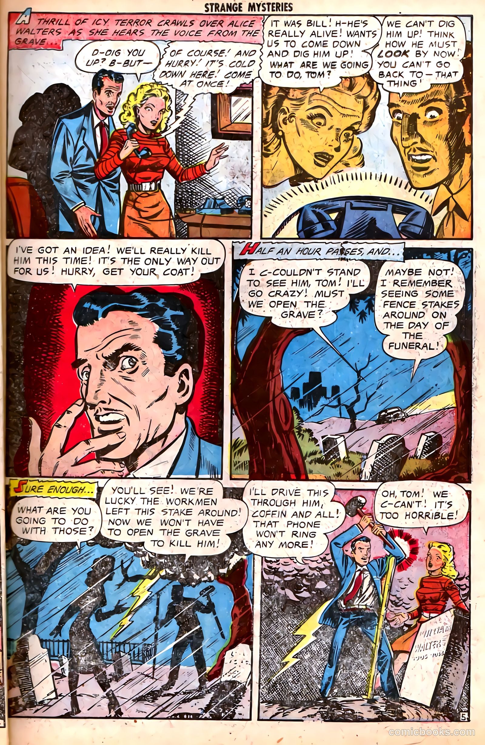 Strange Mysteries #11 (1953) — page 7 of 36