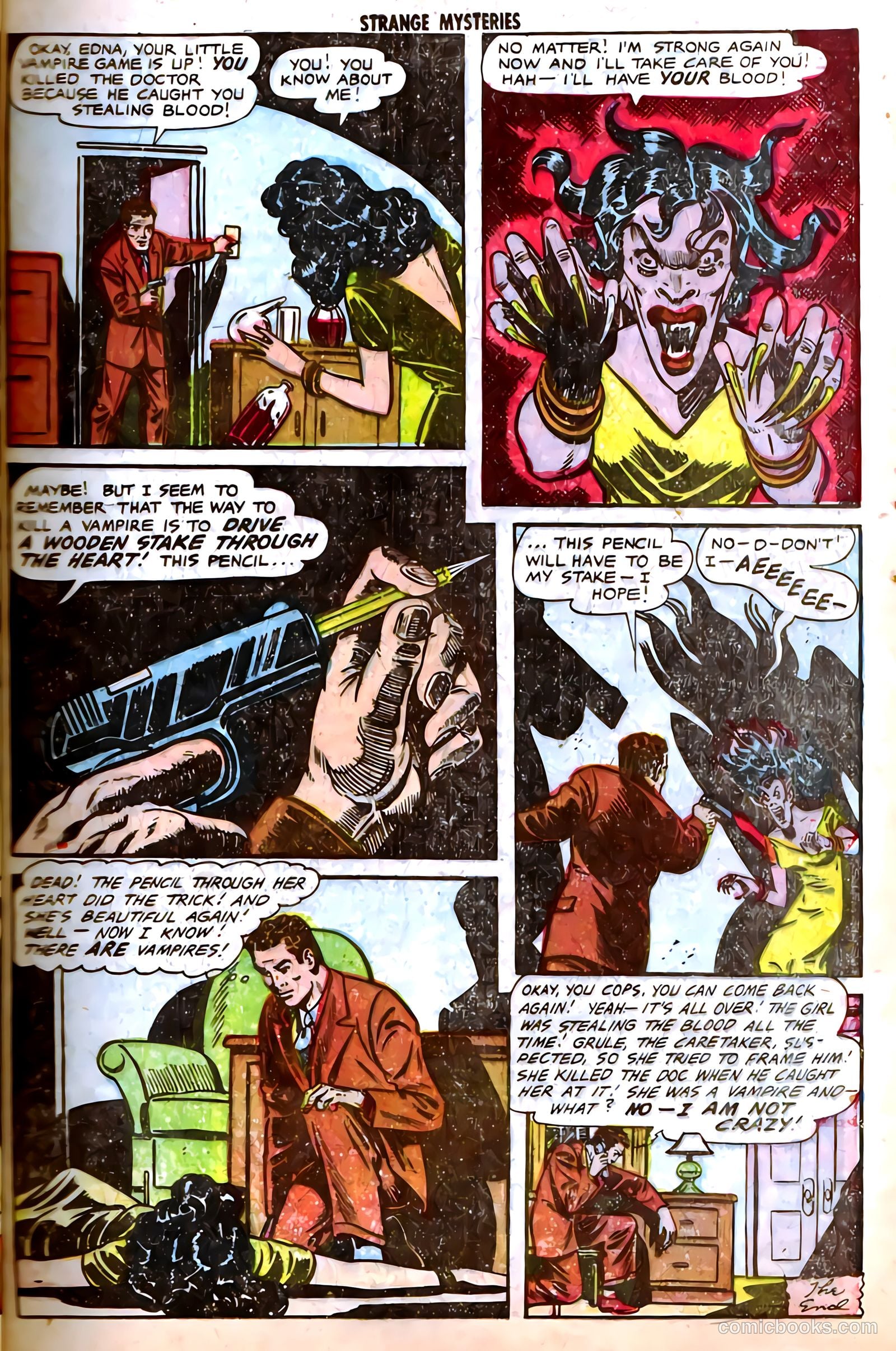 Strange Mysteries #11 (1953) — page 17 of 36