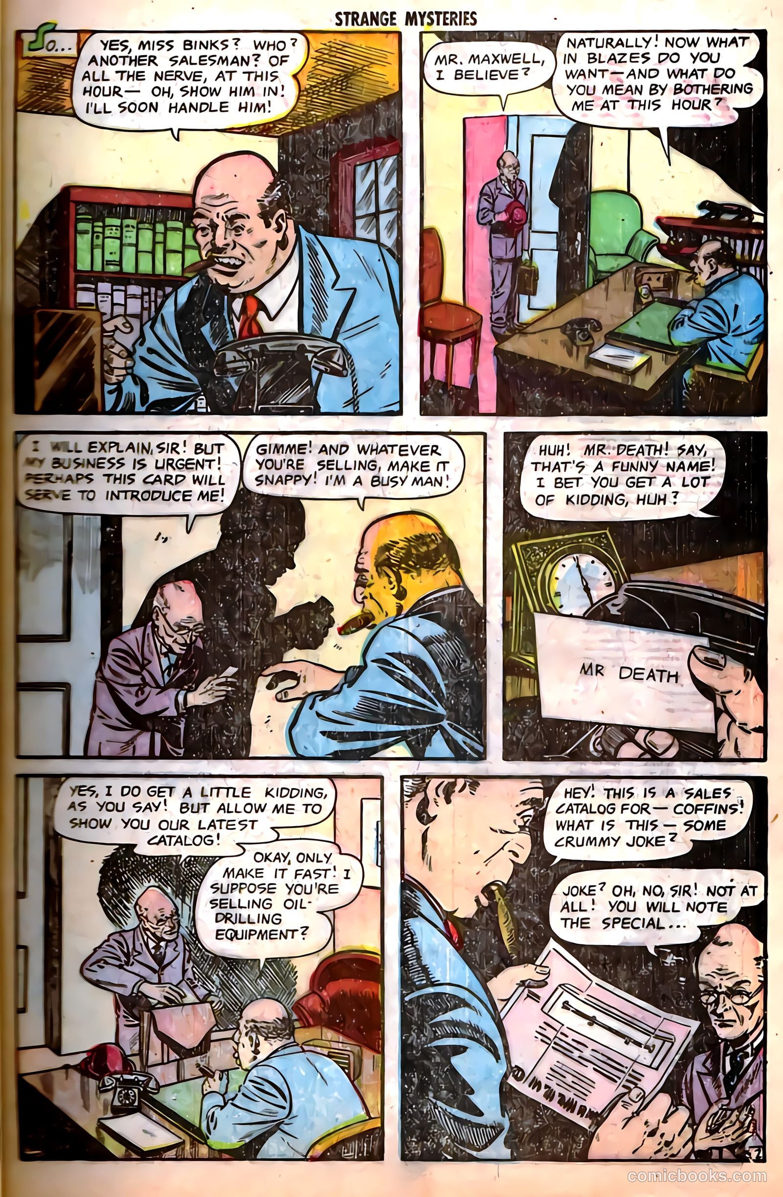 Strange Mysteries #11 (1953) — page 21 of 36