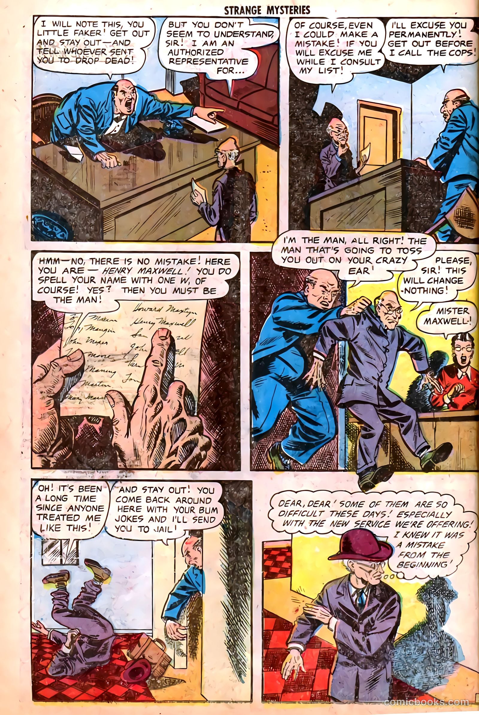 Strange Mysteries #11 (1953) — page 22 of 36