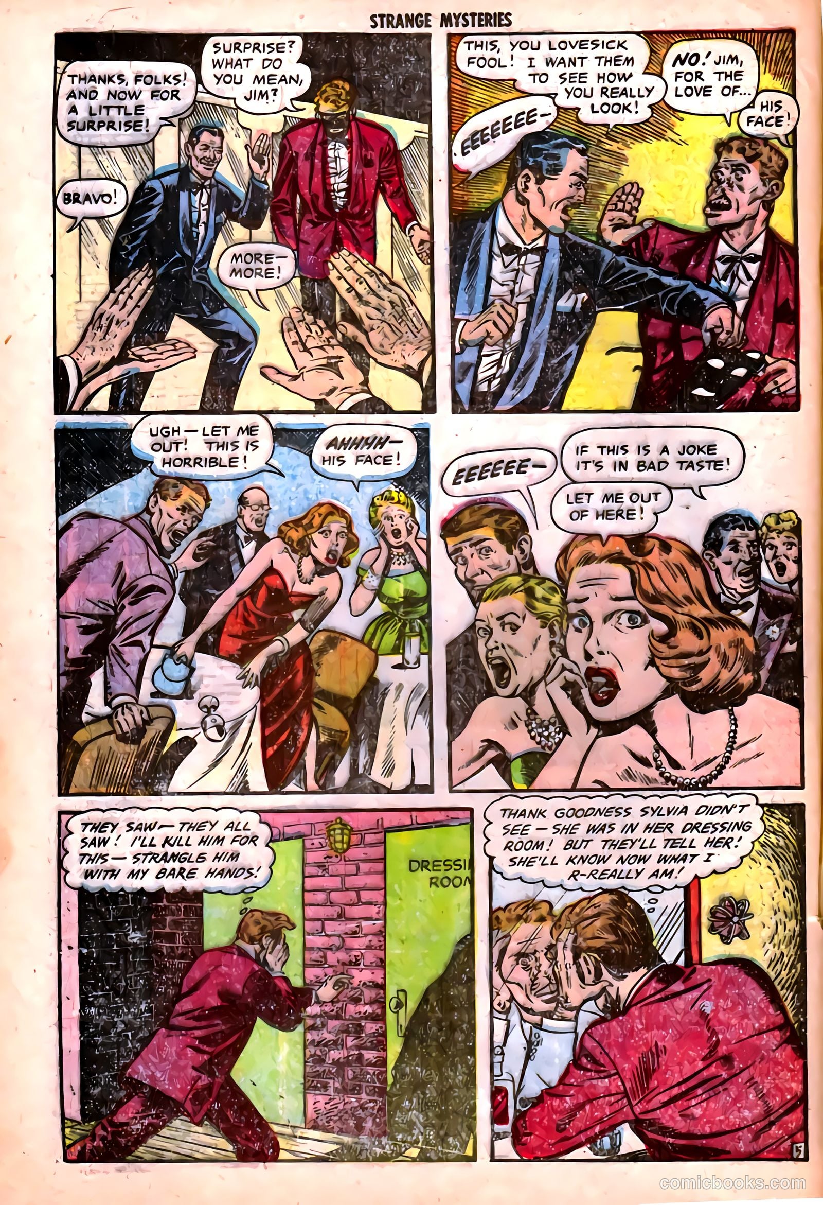 Strange Mysteries #11 (1953) — page 32 of 36