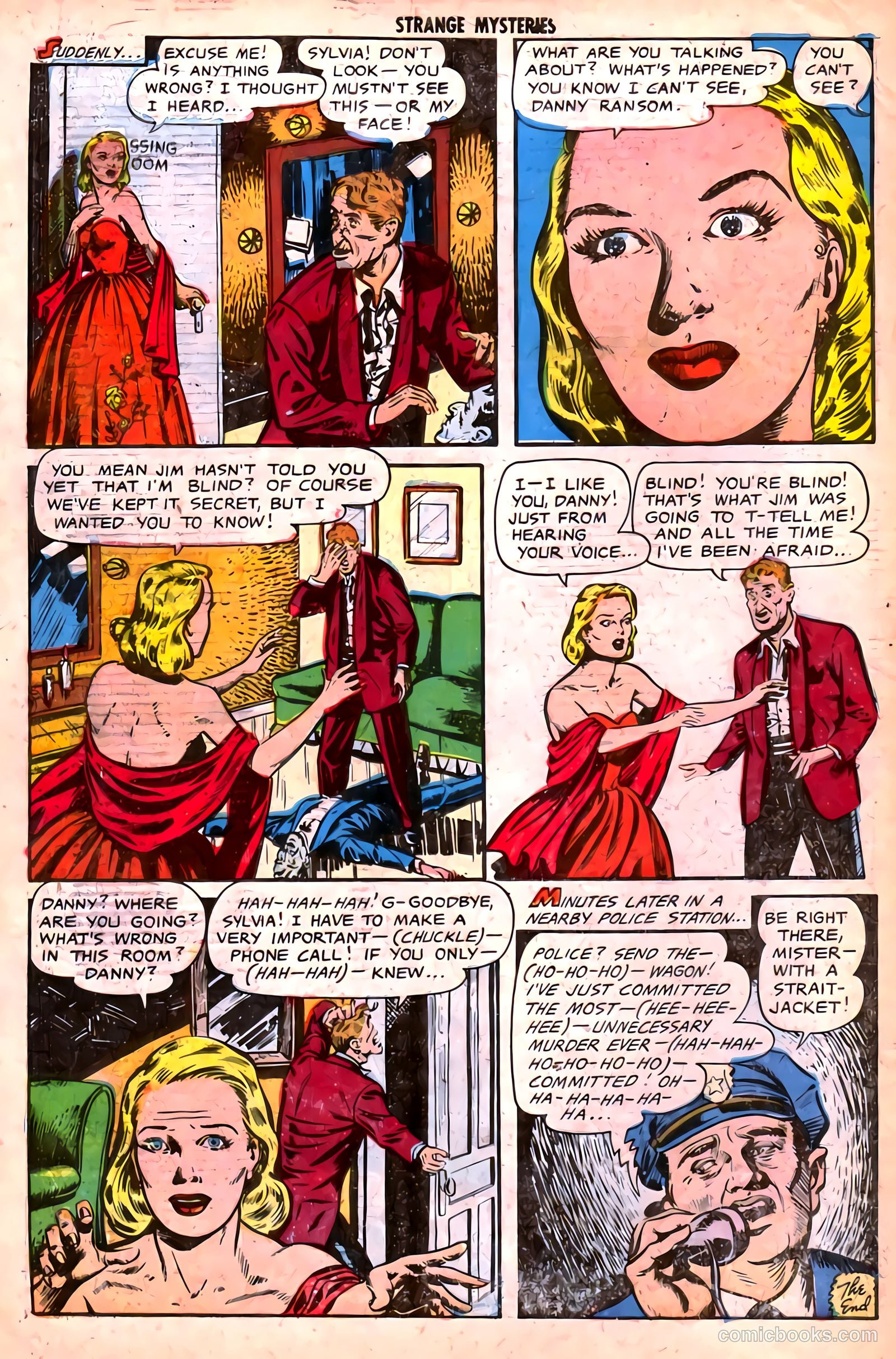 Strange Mysteries #11 (1953) — page 34 of 36