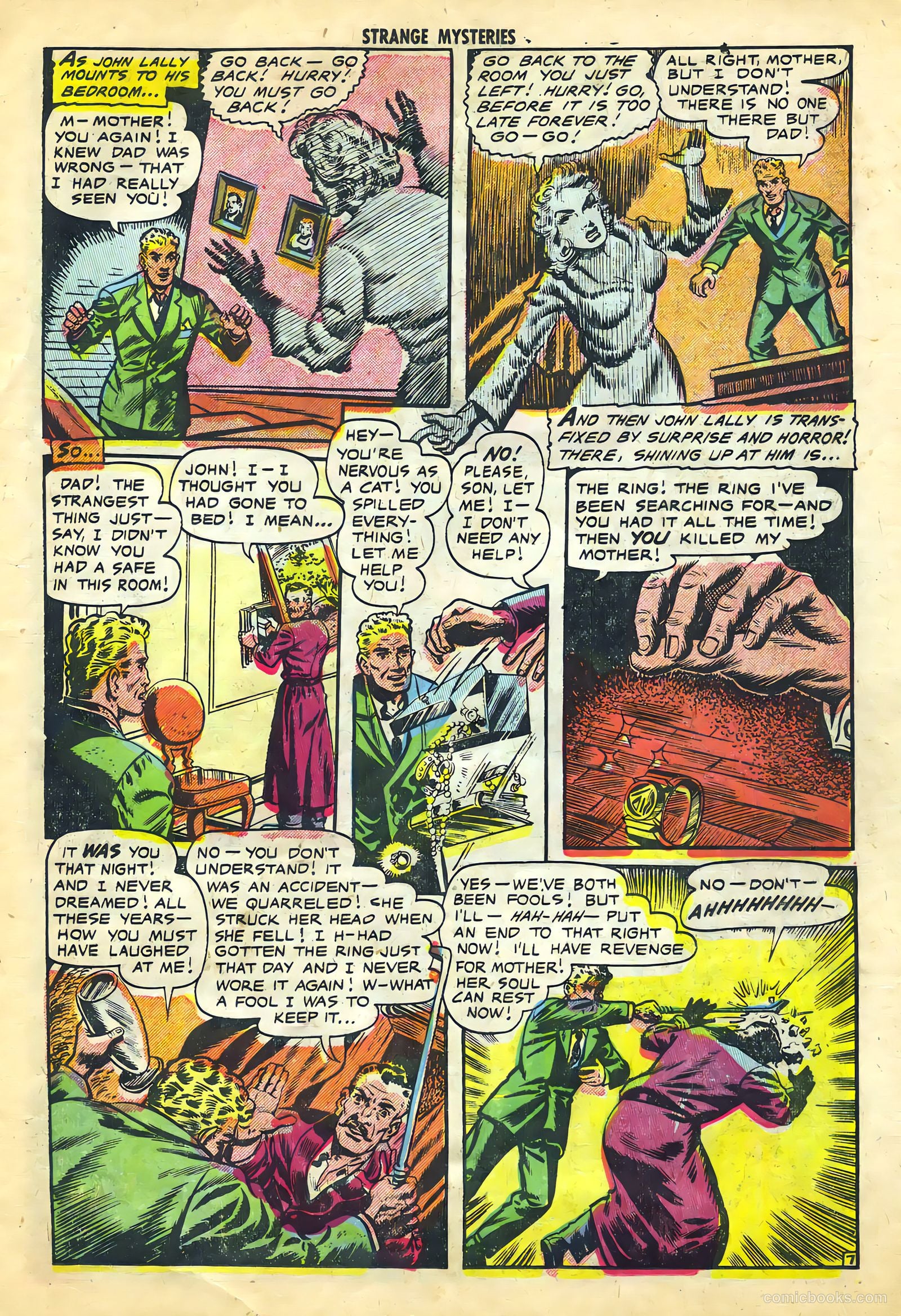 Strange Mysteries #12 (1953) — page 14 of 33