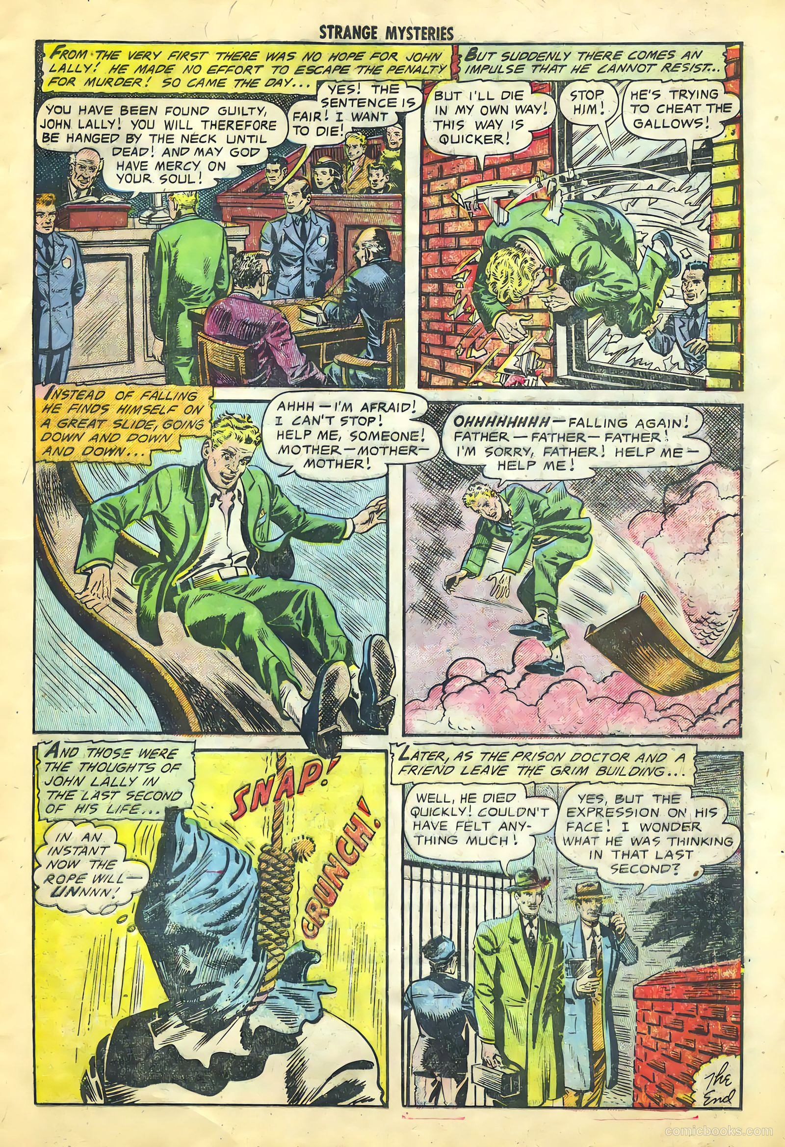 Strange Mysteries #12 (1953) — page 16 of 33
