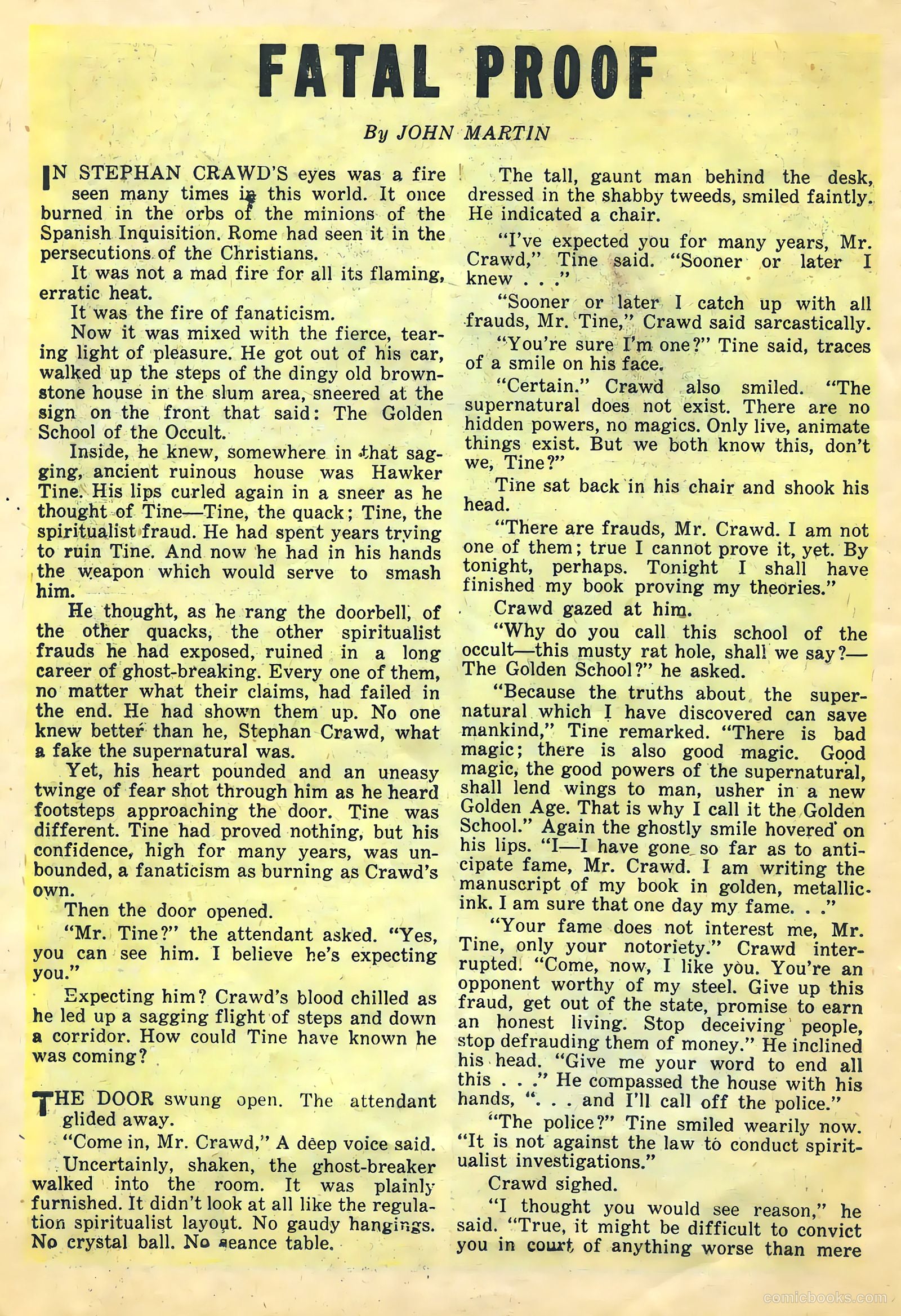 Strange Mysteries #12 (1953) — page 17 of 33