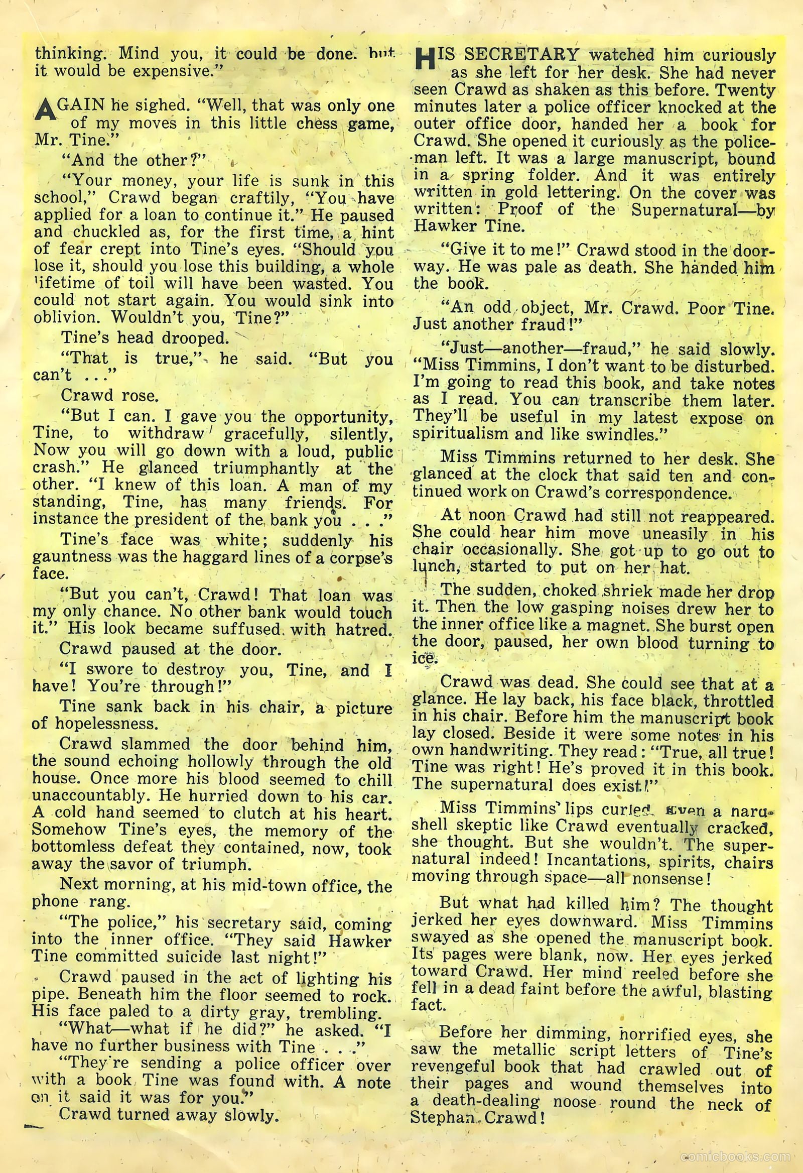 Strange Mysteries #12 (1953) — page 18 of 33