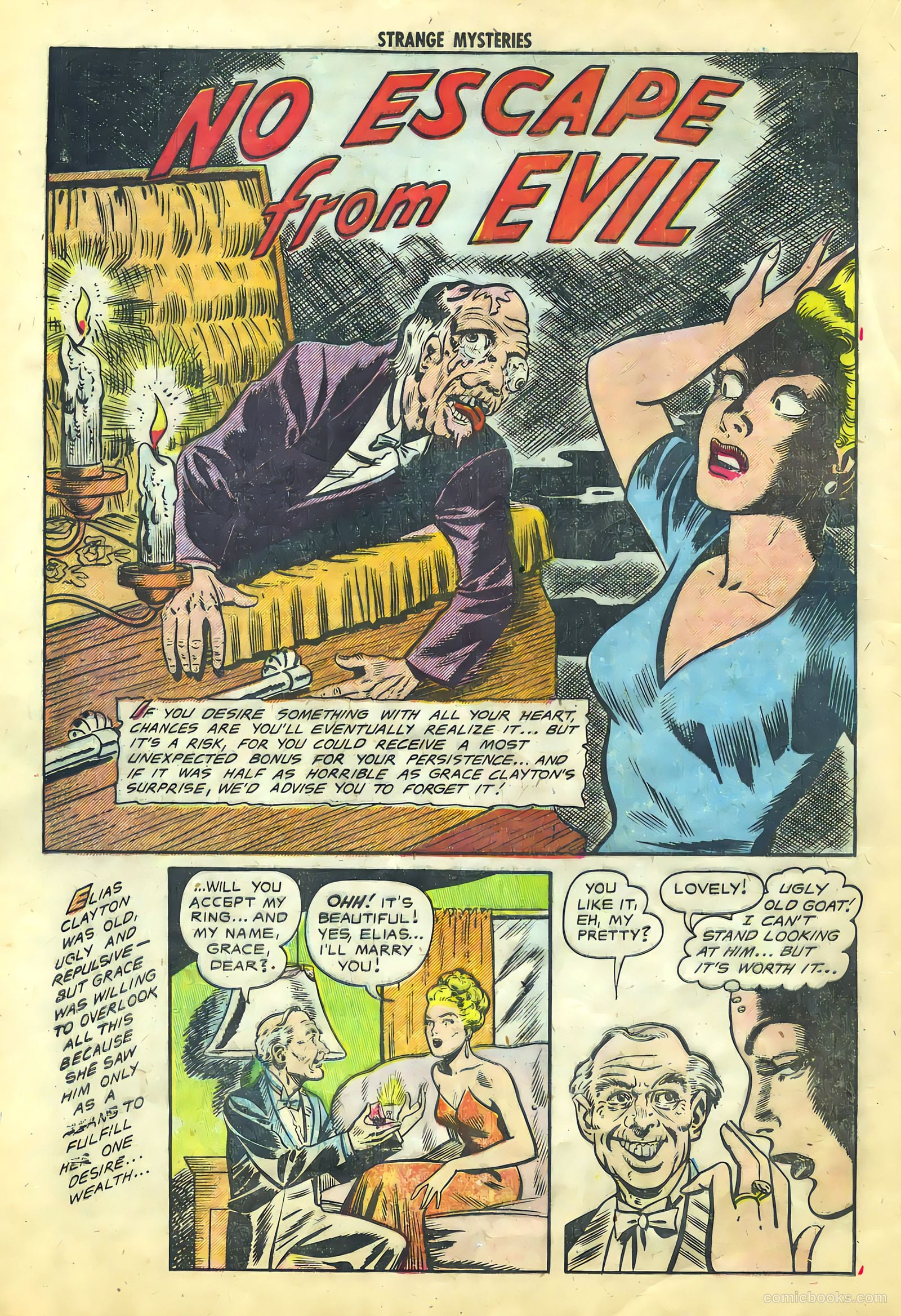 Strange Mysteries #12 (1953) — page 19 of 33