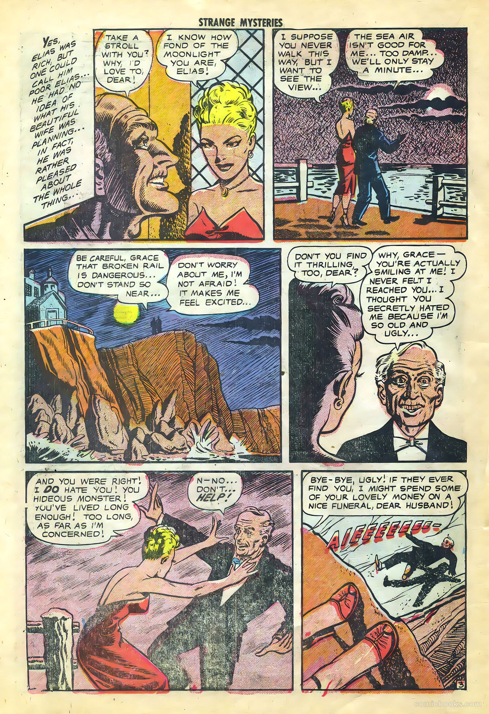 Strange Mysteries #12 (1953) — page 21 of 33