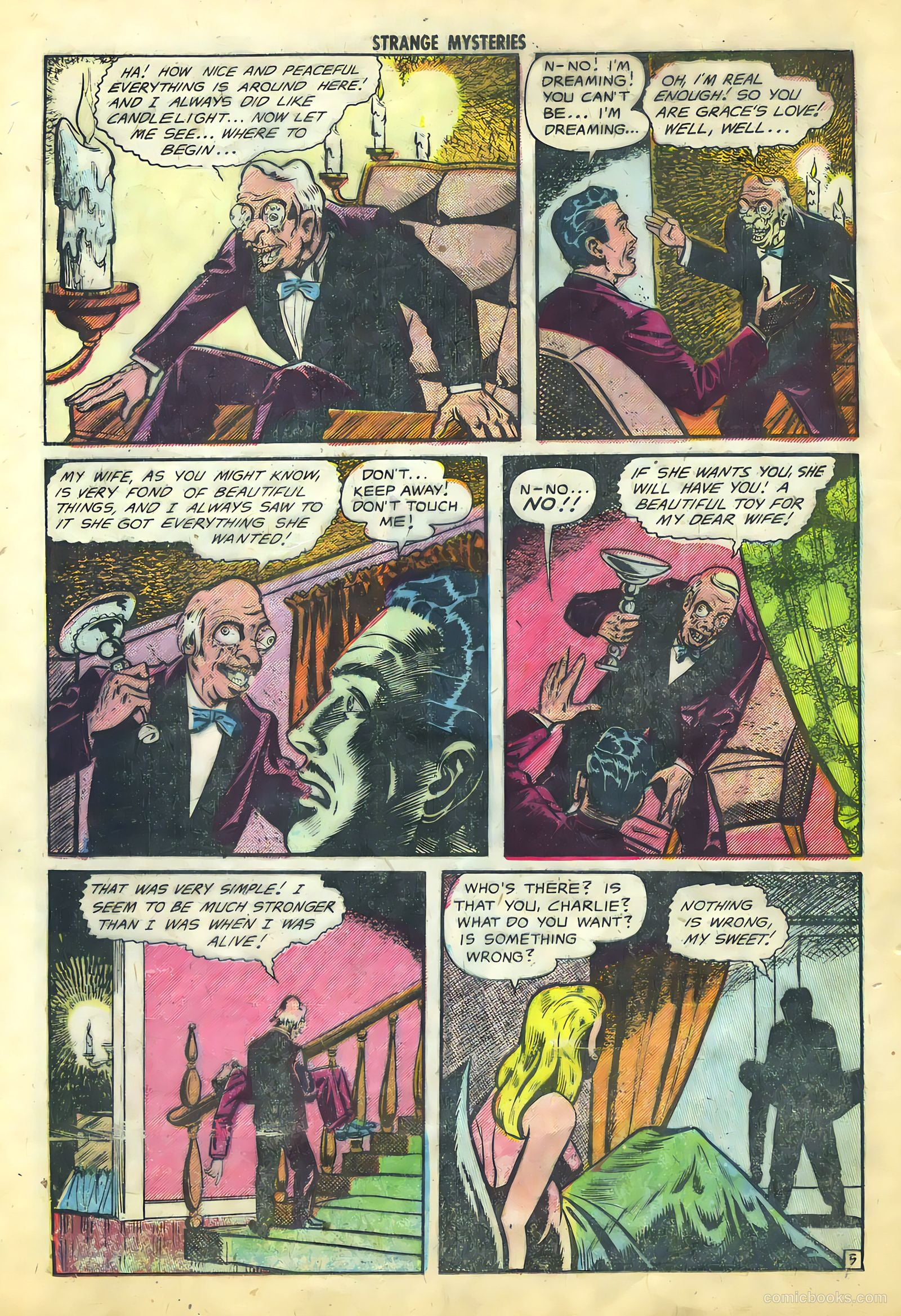 Strange Mysteries #12 (1953) — page 23 of 33