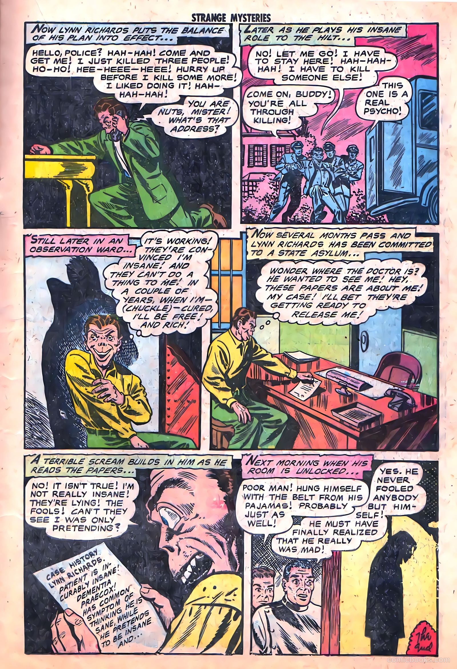 Strange Mysteries #13 (1953) — page 17 of 36