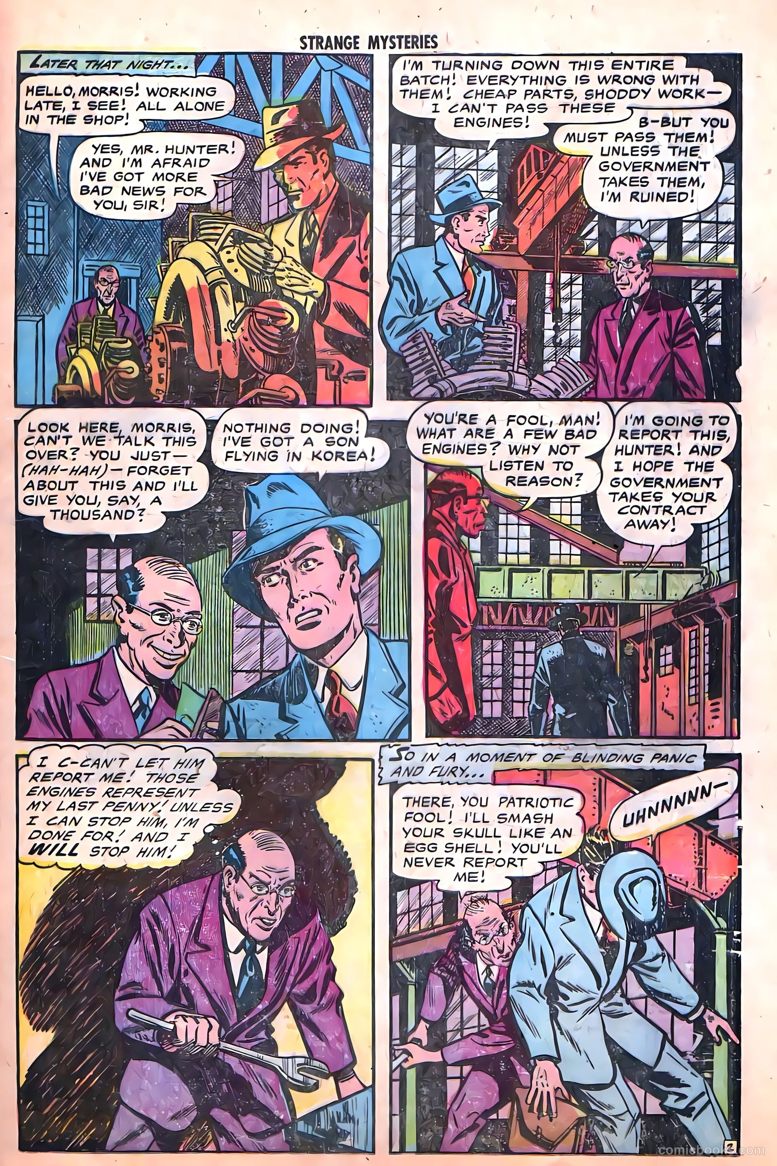 Strange Mysteries #13 (1953) — page 21 of 36