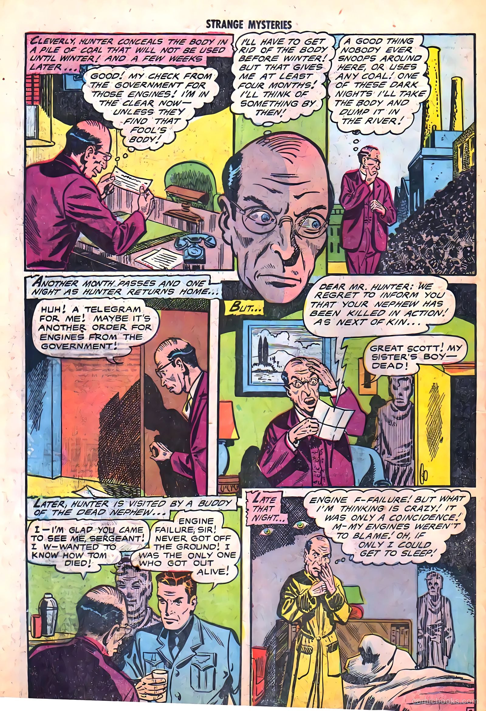 Strange Mysteries #13 (1953) — page 22 of 36
