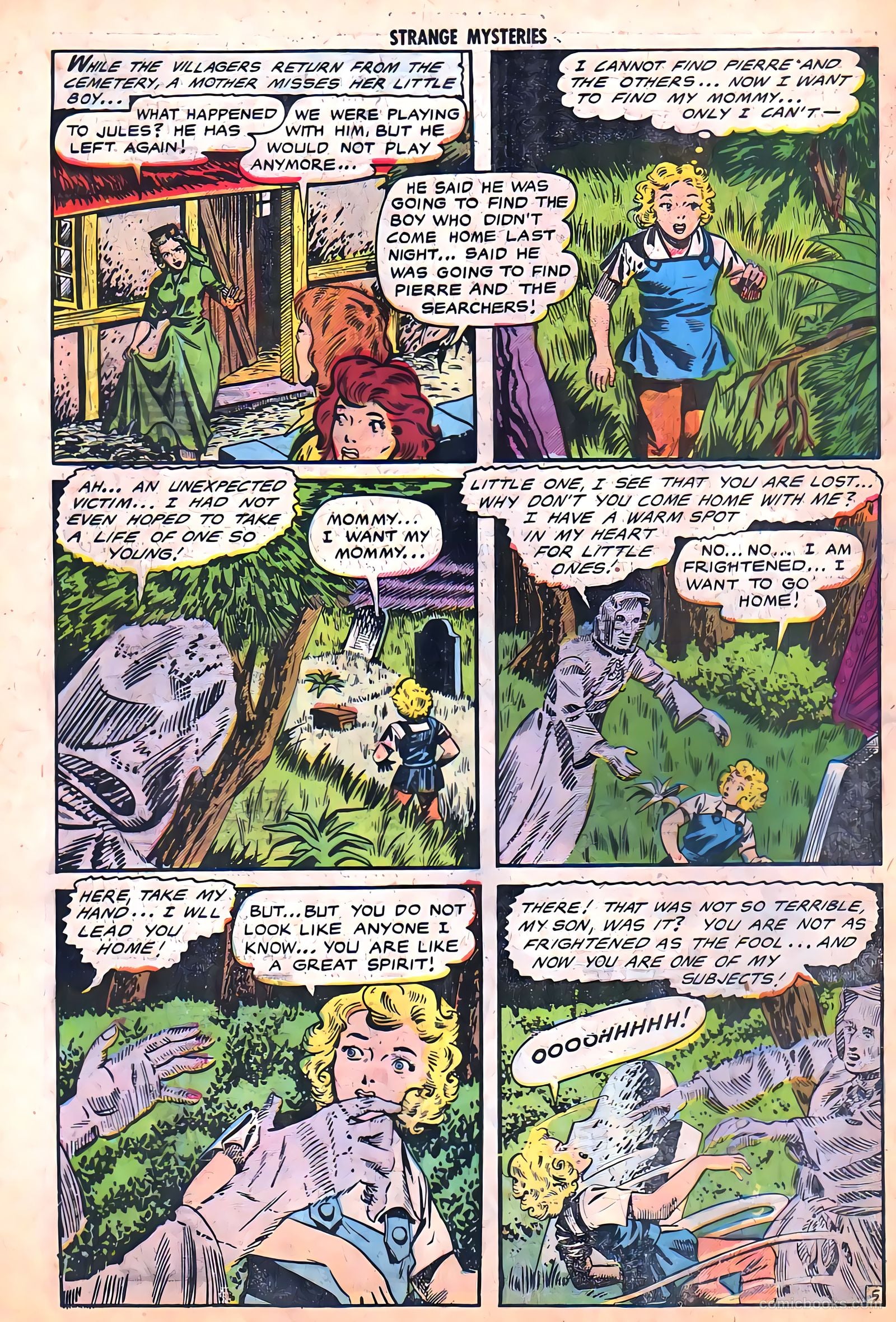 Strange Mysteries #13 (1953) — page 30 of 36