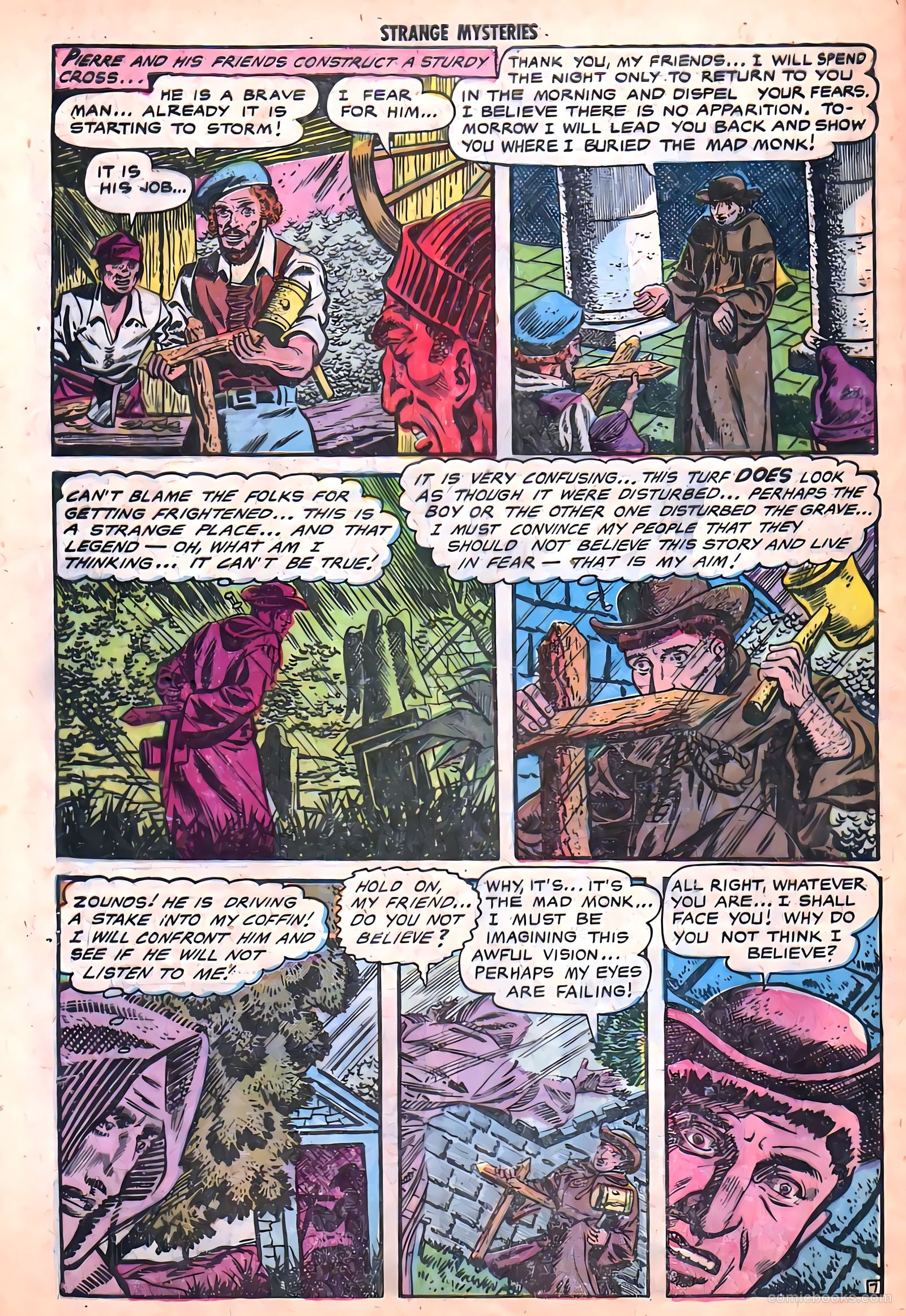 Strange Mysteries #13 (1953) — page 32 of 36