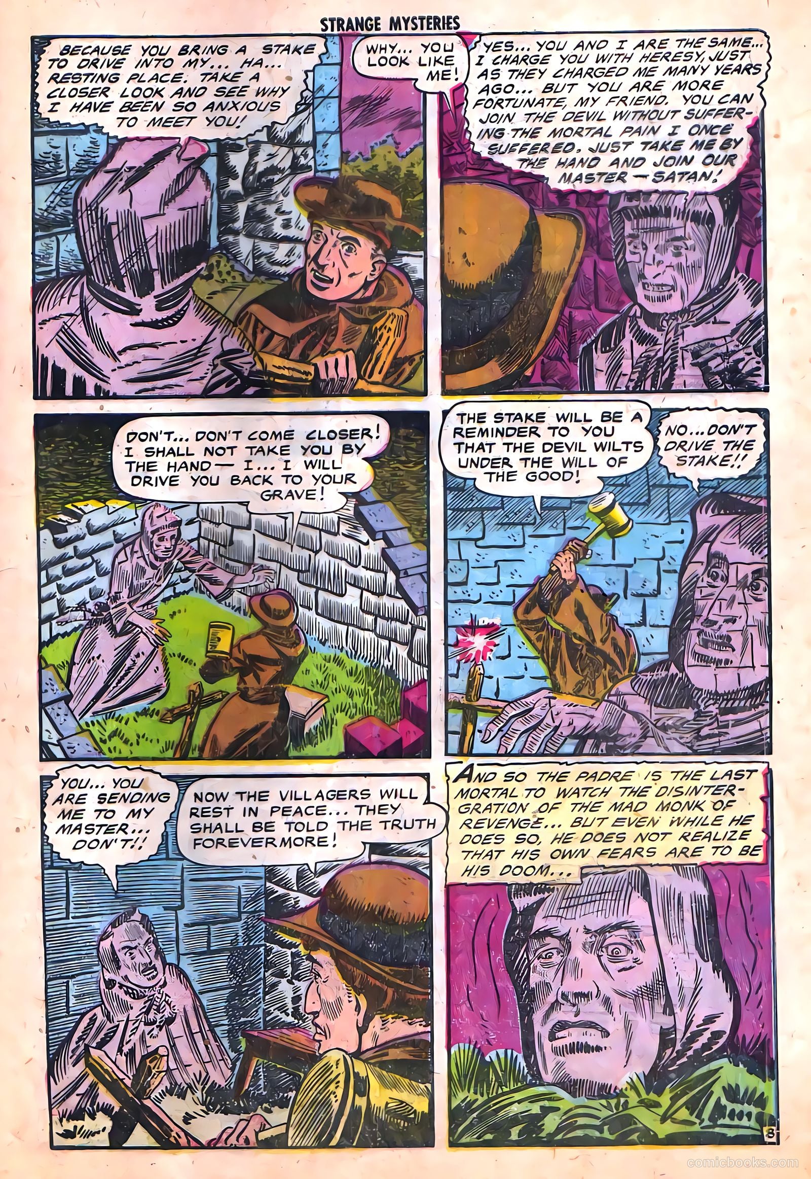 Strange Mysteries #13 (1953) — page 33 of 36