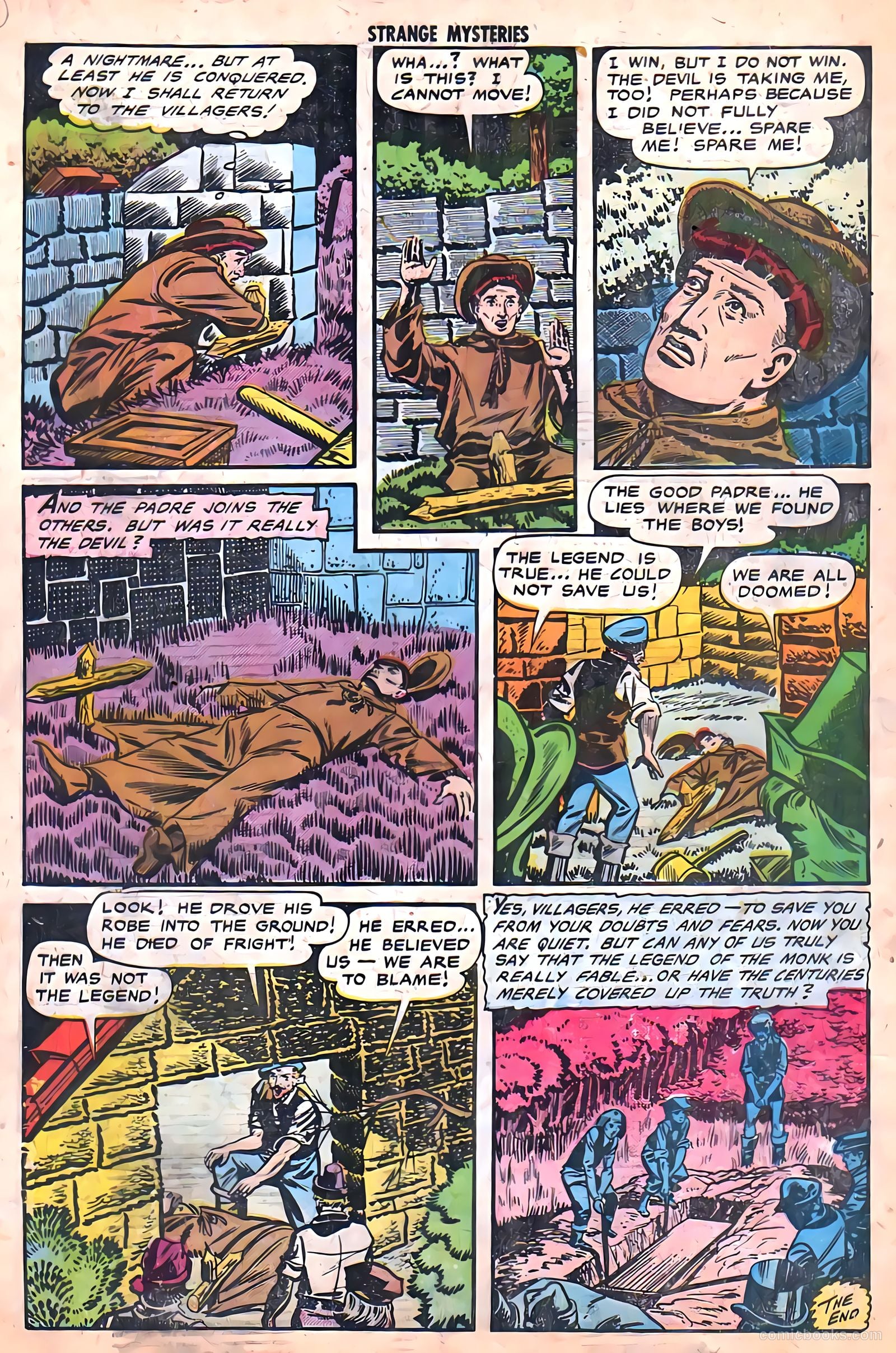 Strange Mysteries #13 (1953) — page 34 of 36