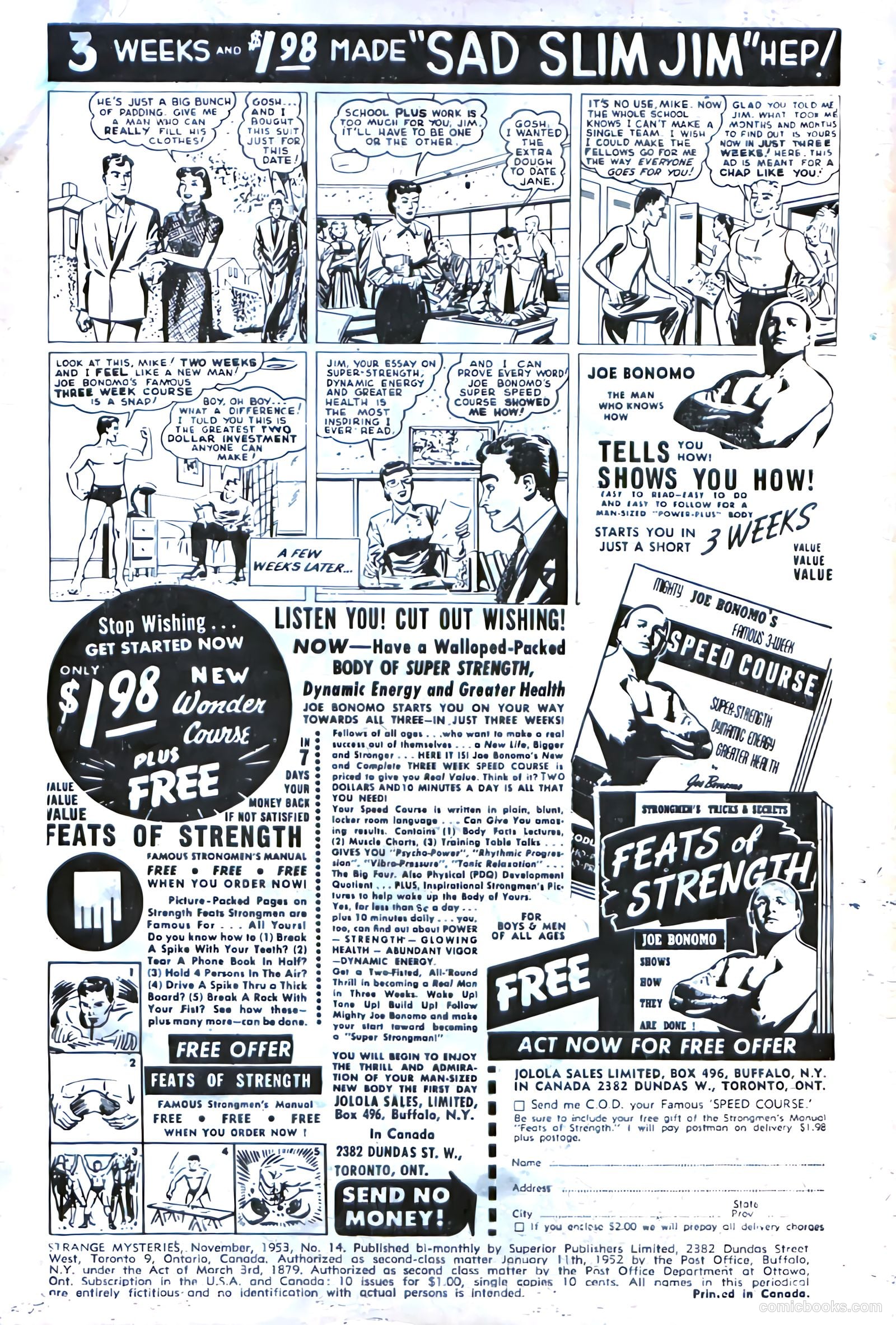 Strange Mysteries #14 (1953) — page 2 of 36