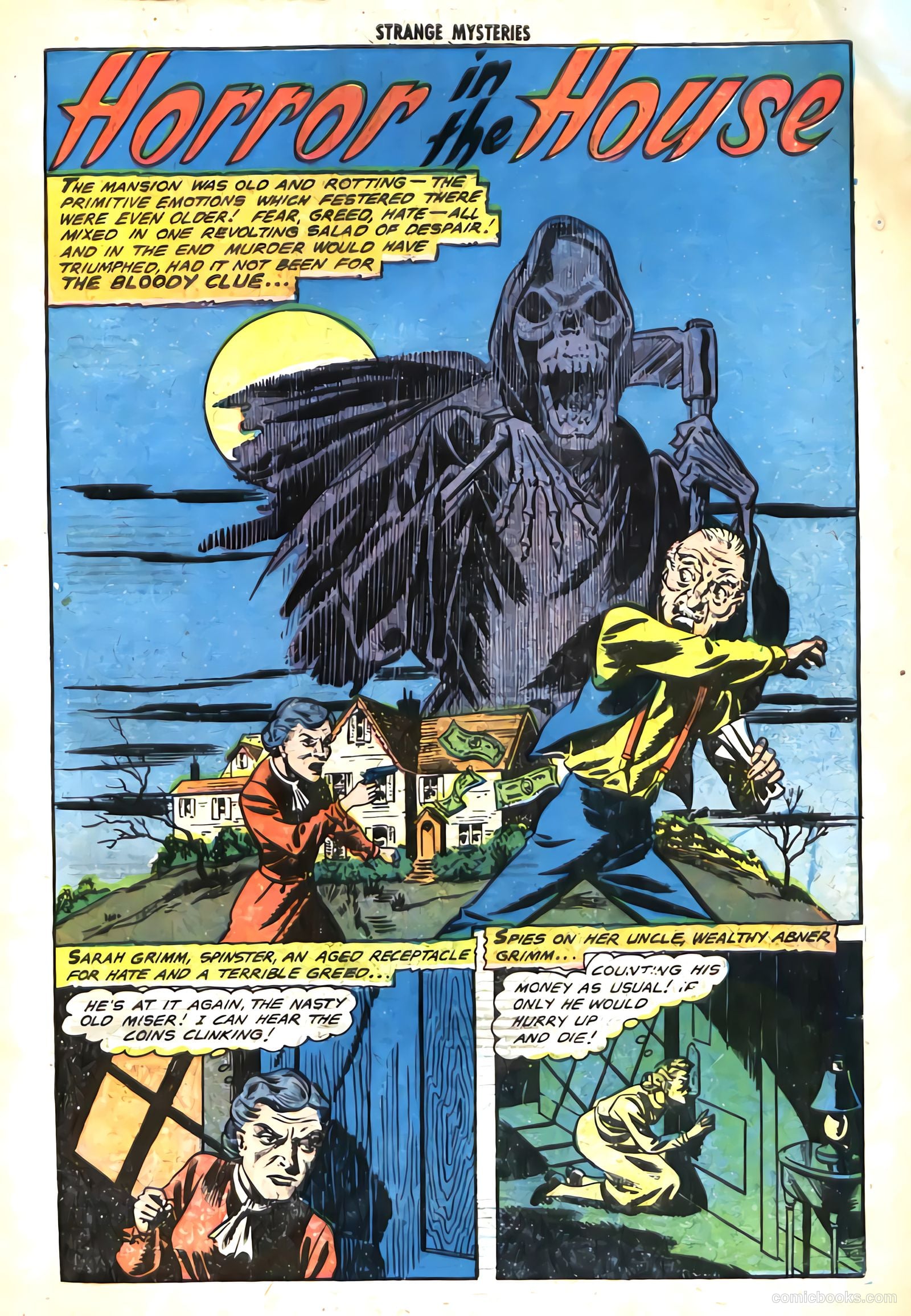 Strange Mysteries #14 (1953) — page 3 of 36