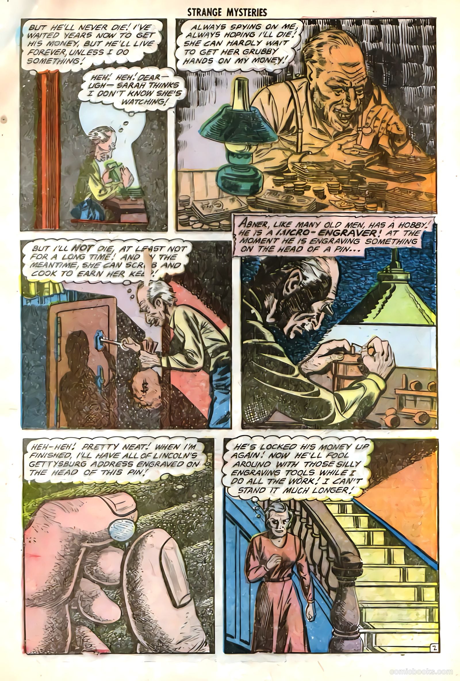 Strange Mysteries #14 (1953) — page 4 of 36
