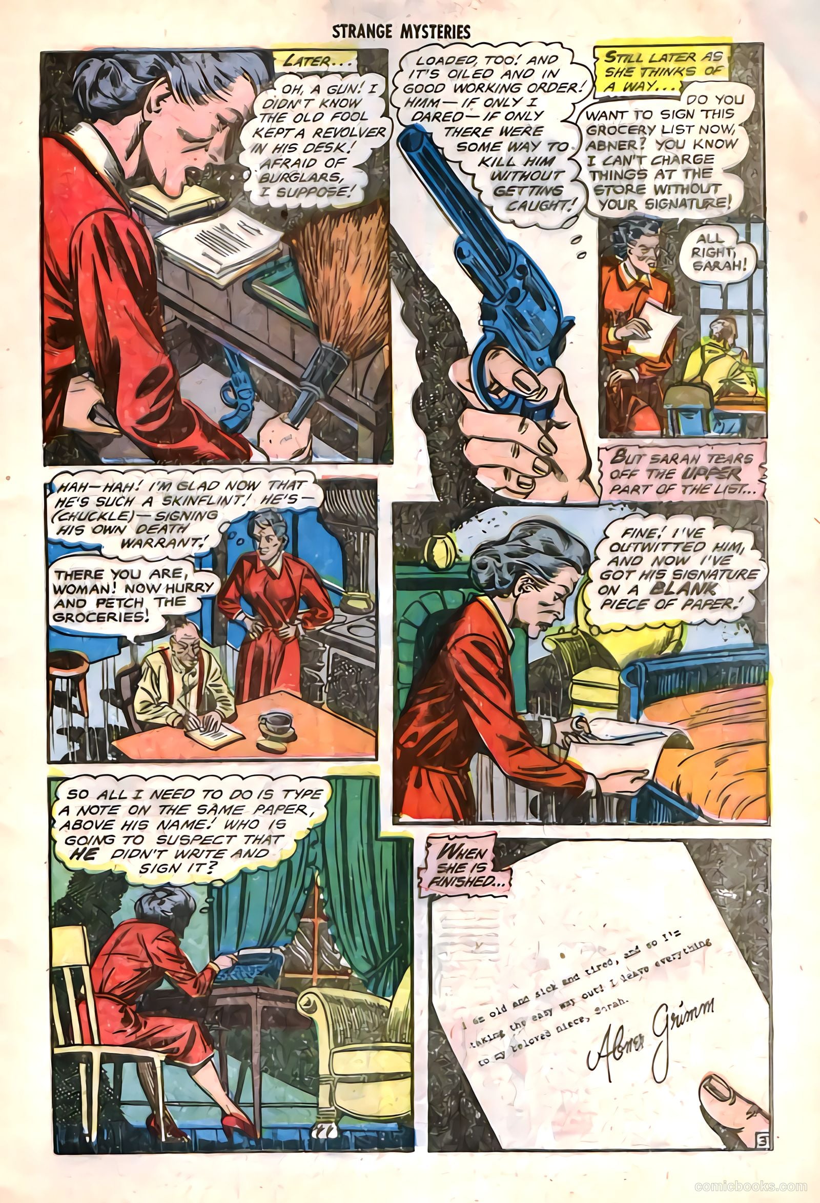 Strange Mysteries #14 (1953) — page 5 of 36