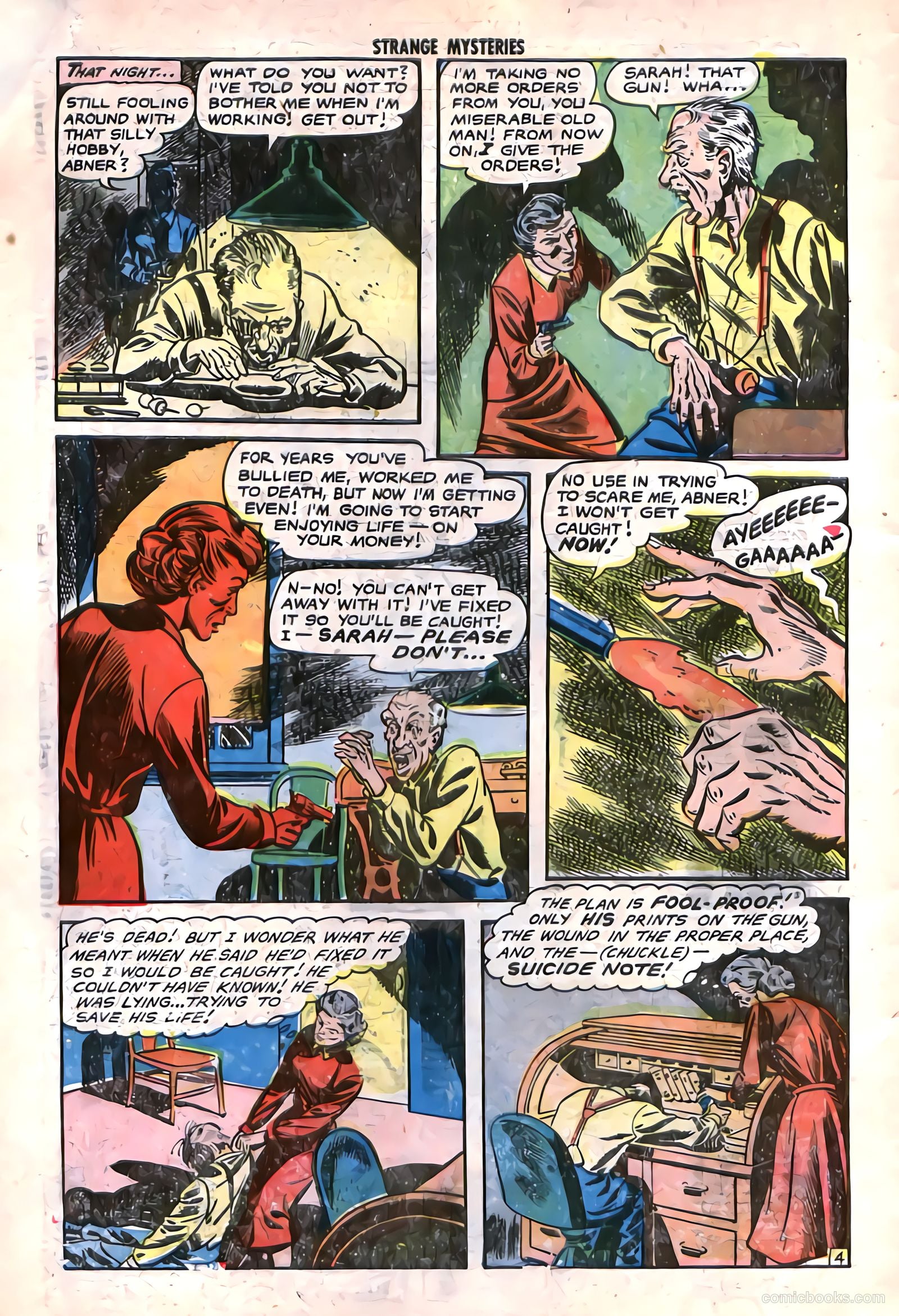 Strange Mysteries #14 (1953) — page 6 of 36