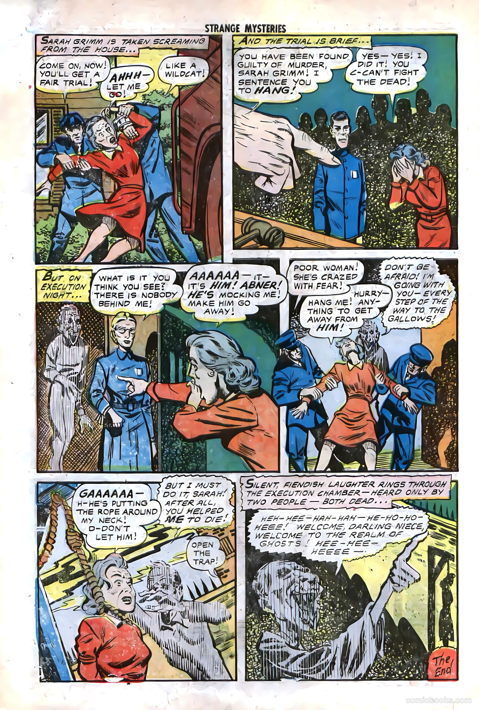 Strange Mysteries #14 (1953) — page 10 of 36